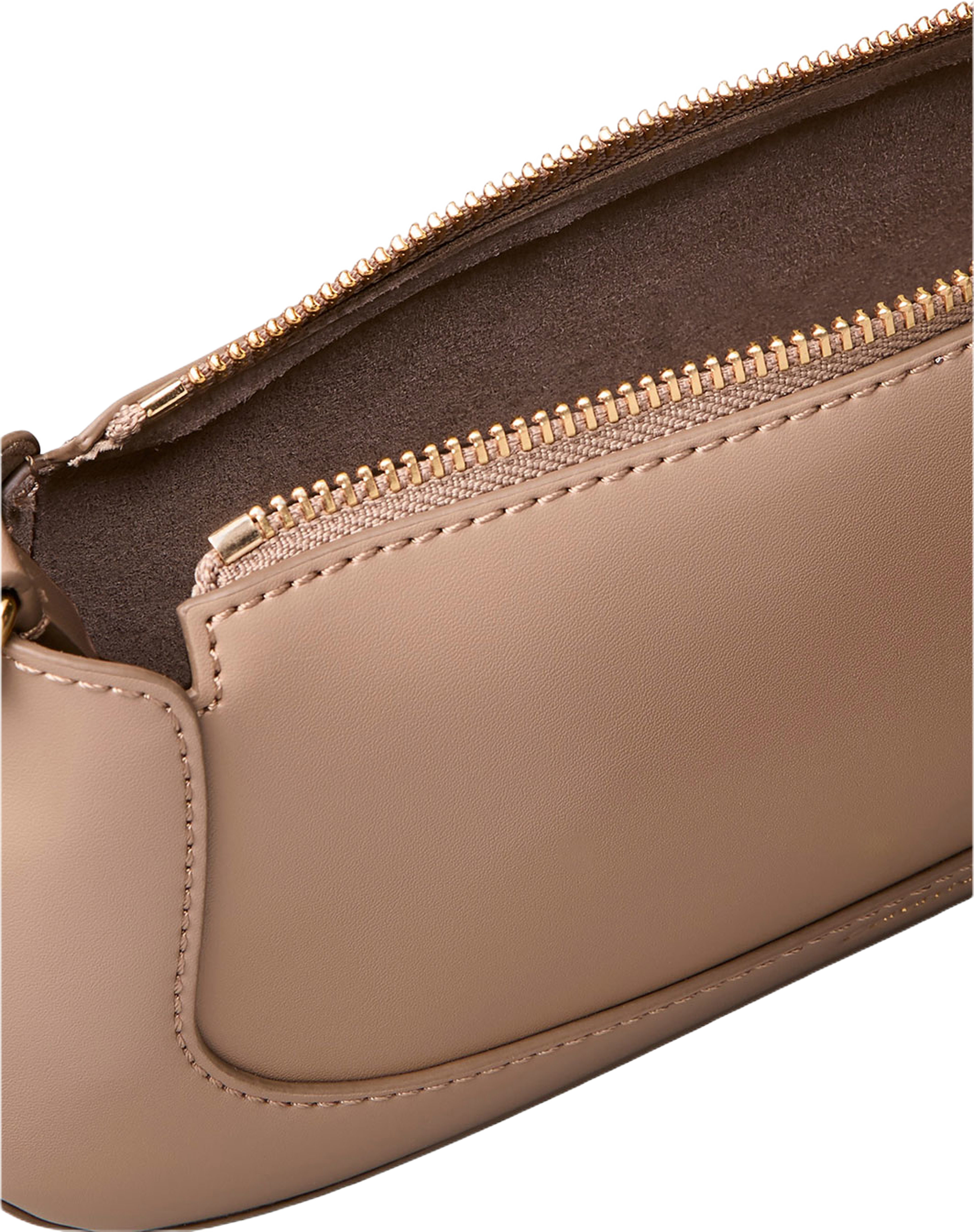 Long Zip Crossbody Bag, från Calvin Klein, i färgen Desert Taupe. Klicka för att öppna bilden i stort format