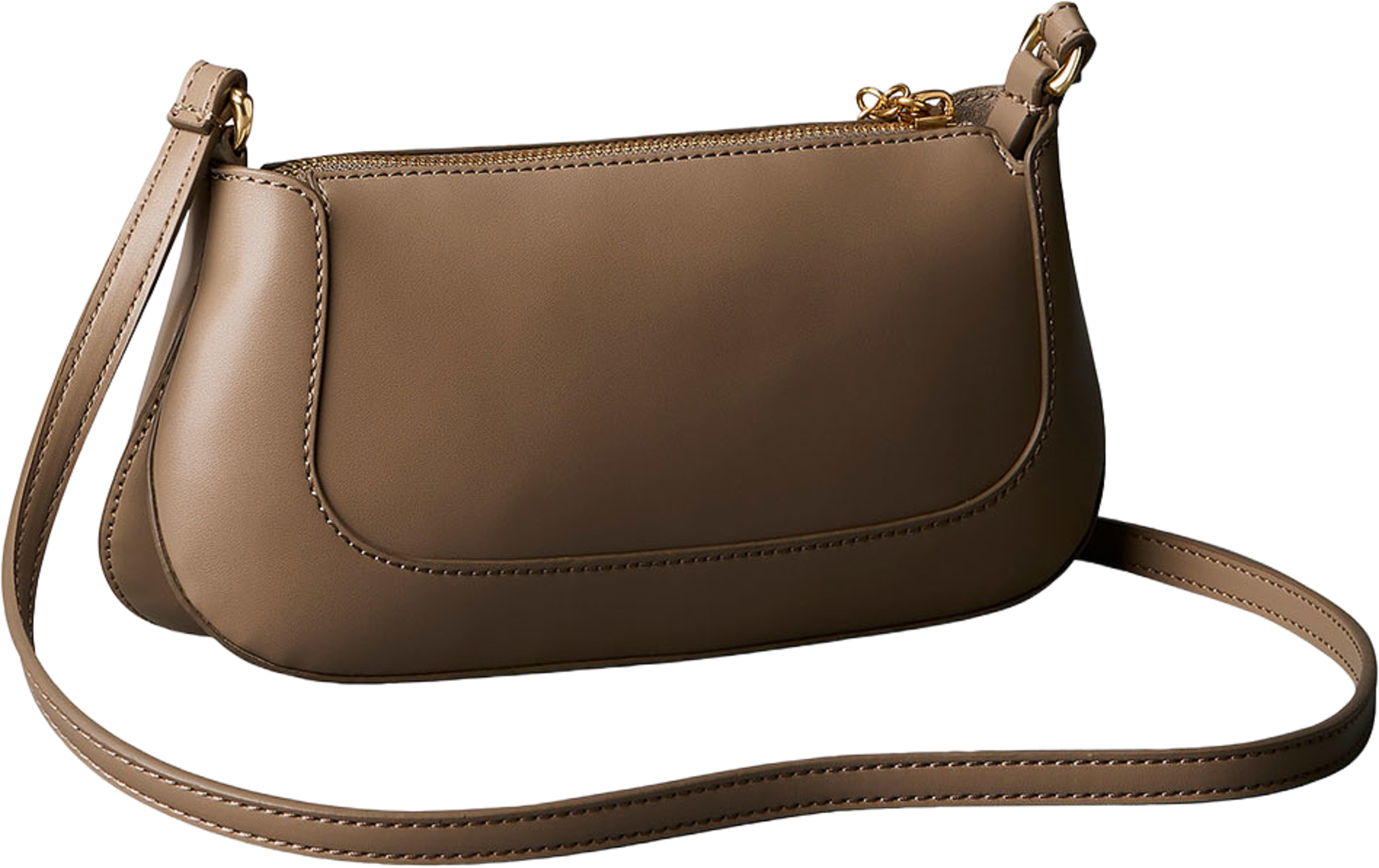 Long Zip Crossbody Bag, från Calvin Klein, i färgen Desert Taupe. Klicka för att öppna bilden i stort format