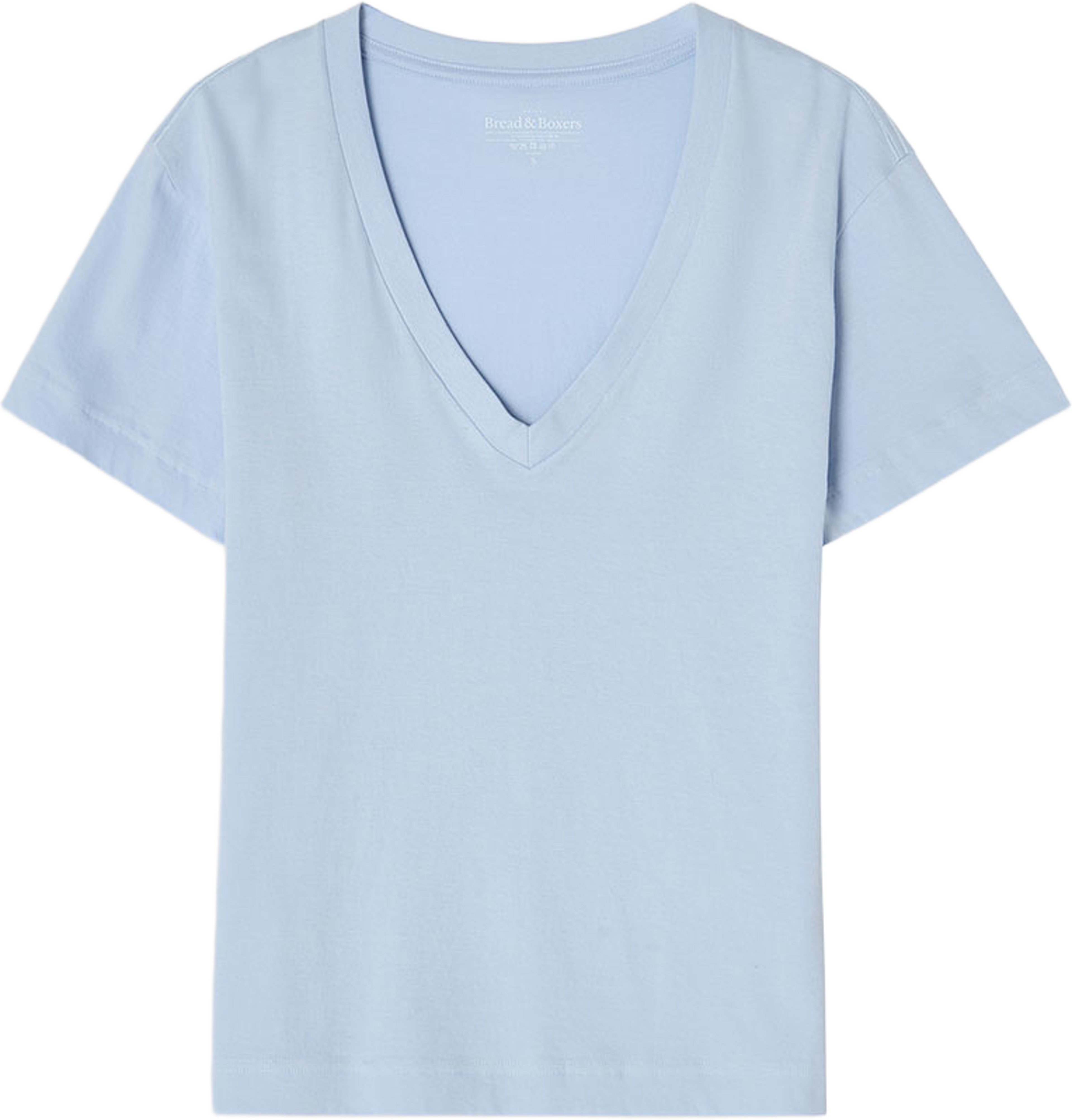 V-Neck regular, från Bread & Boxers, i färgen Sky Blue. Klicka för att öppna bilden i stort format