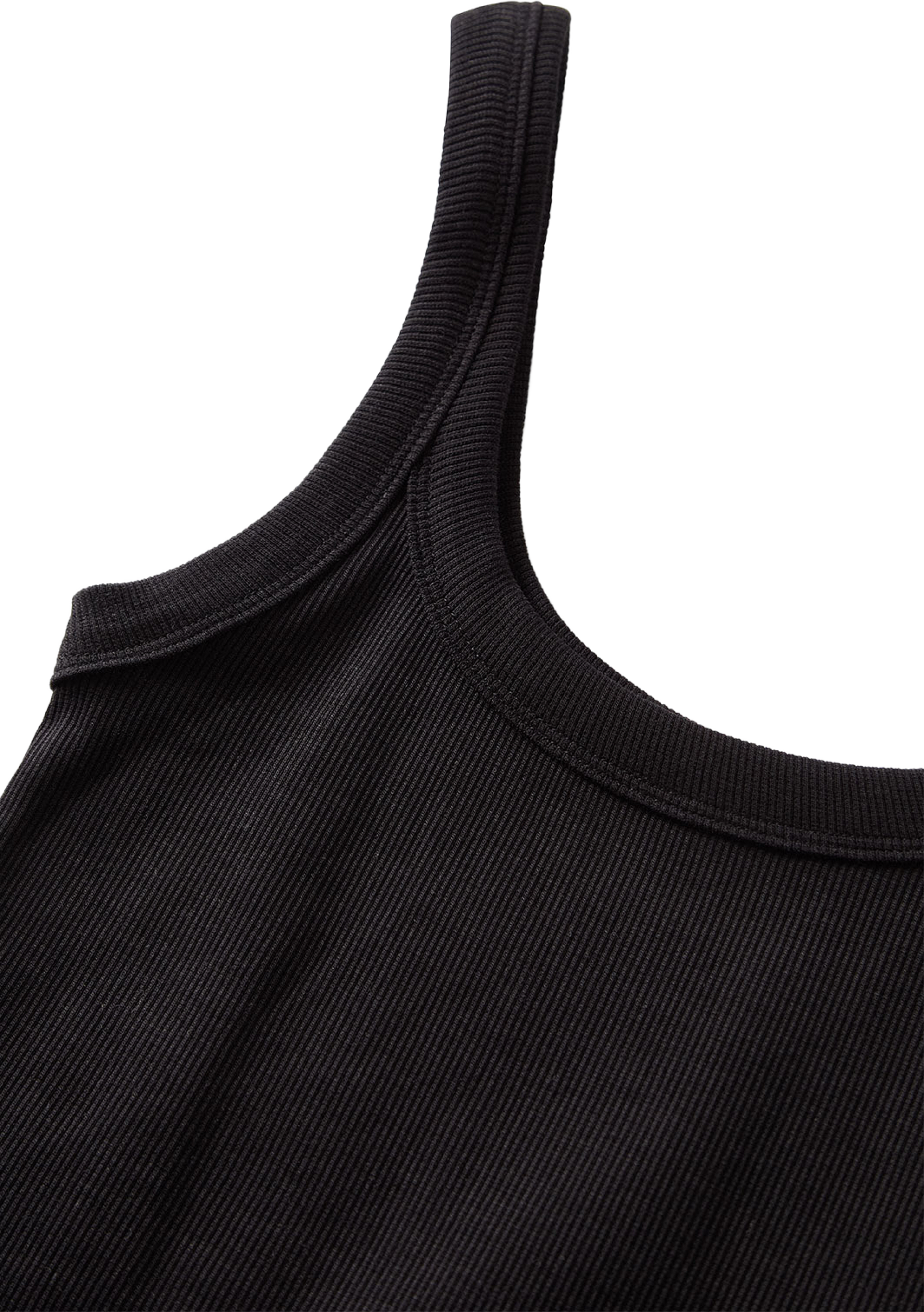 Singlet Ribbed Tank, från Bread & Boxers, i färgen Black. Klicka för att öppna bilden i stort format