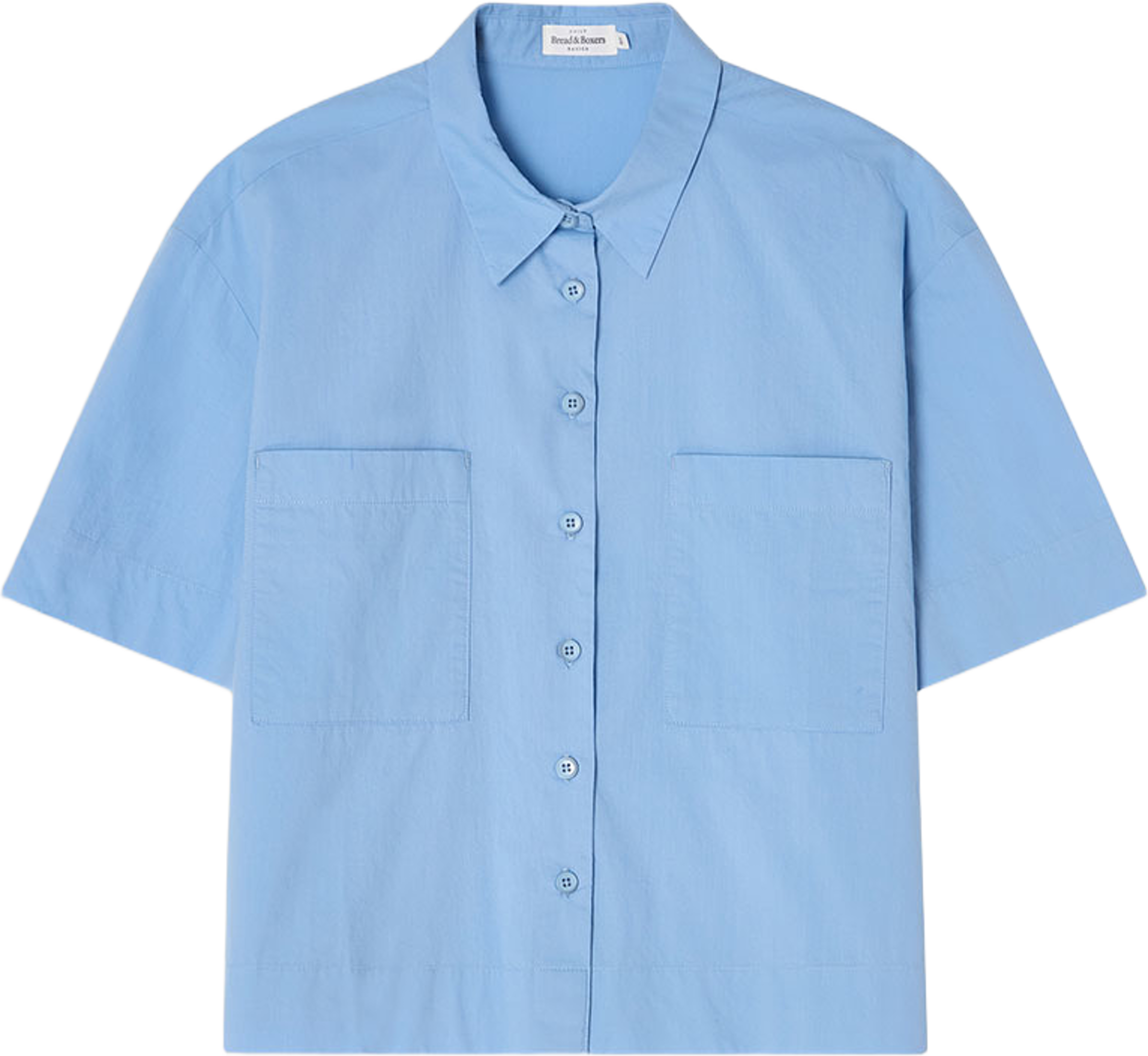 Poplin Shirt, från Bread & Boxers, i färgen Air Blue. Klicka för att öppna bilden i stort format