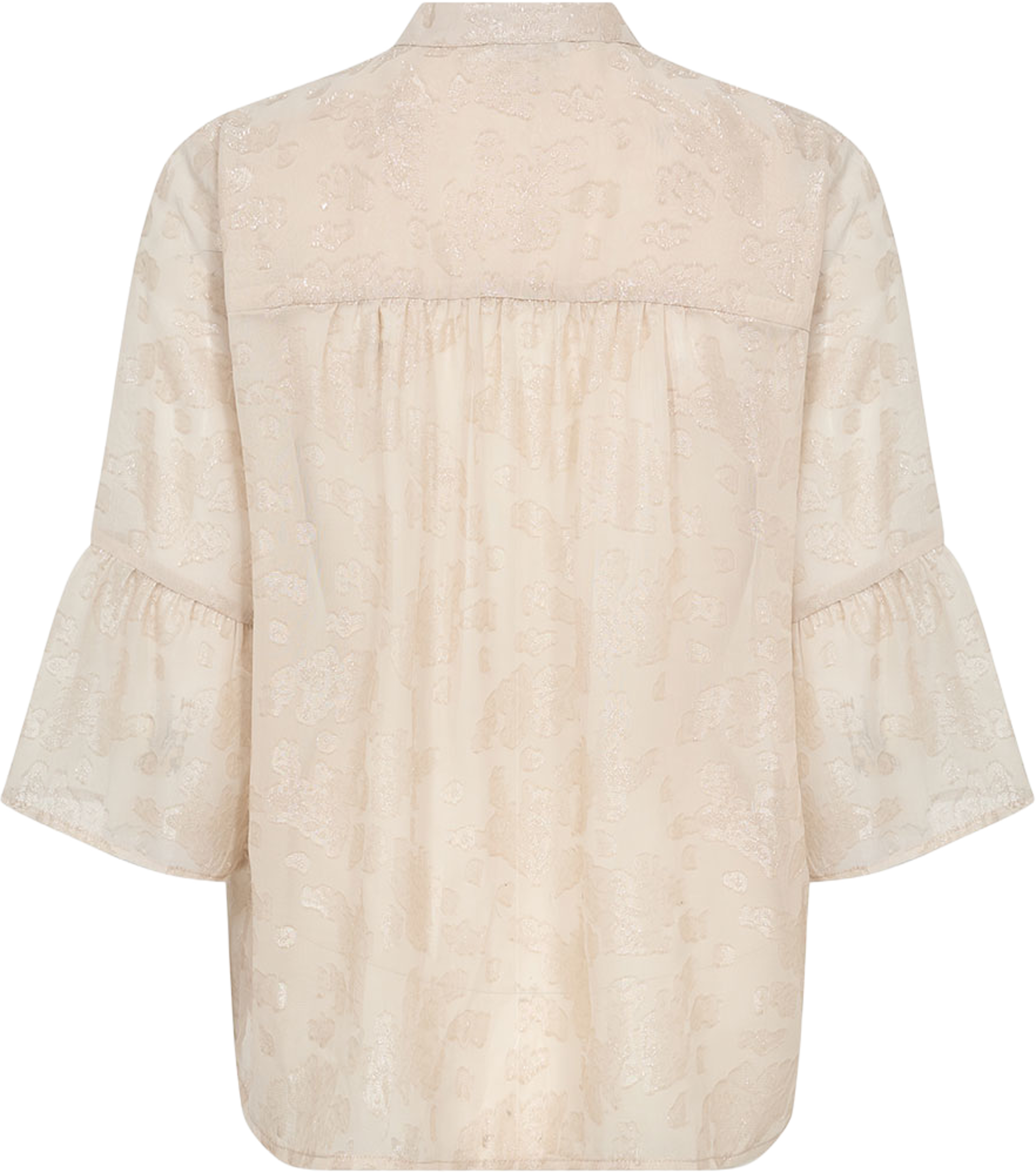 Lr-orion 2 blouse, från Leveté Room, i färgen Light Taupe Combi. Klicka för att öppna bilden i stort format