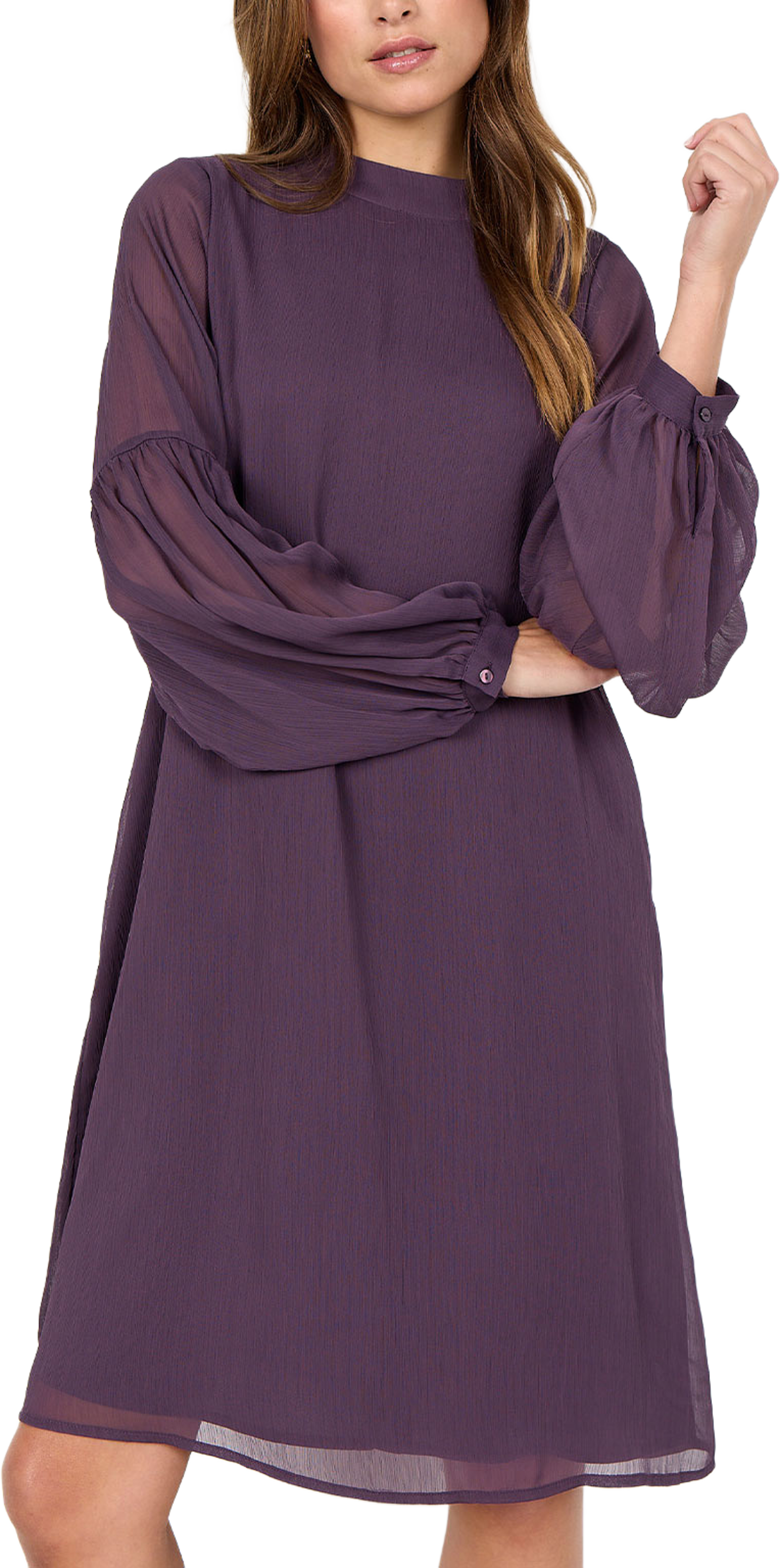 Soyaconcept Sc-Naia 6 Dress, från Soyaconcept, i färgen Plum Perfect. Klicka för att öppna bilden i stort format