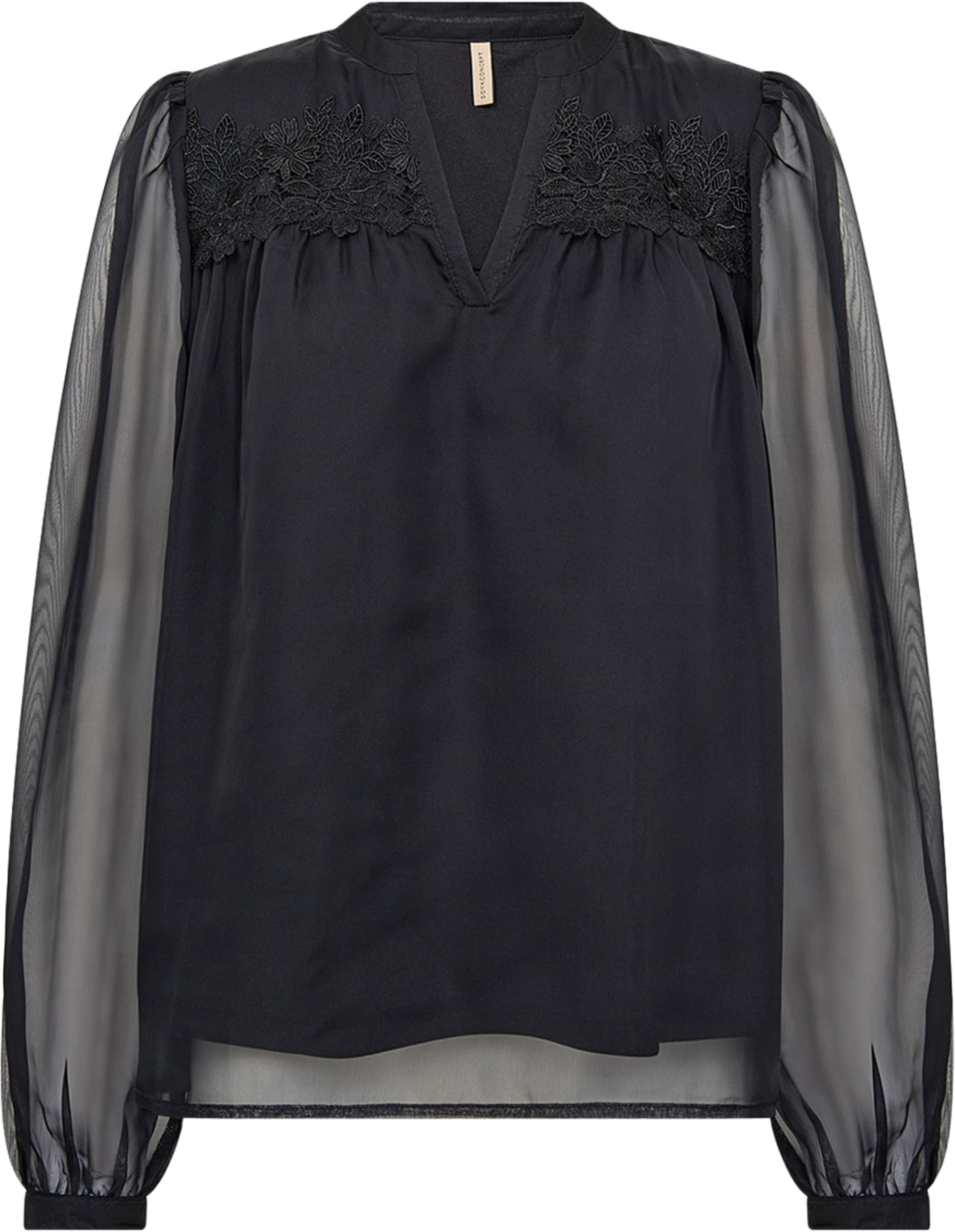 Soyaconcept Sc-Anne 1 Blouse, från Soyaconcept, i färgen Black. Klicka för att öppna bilden i stort format