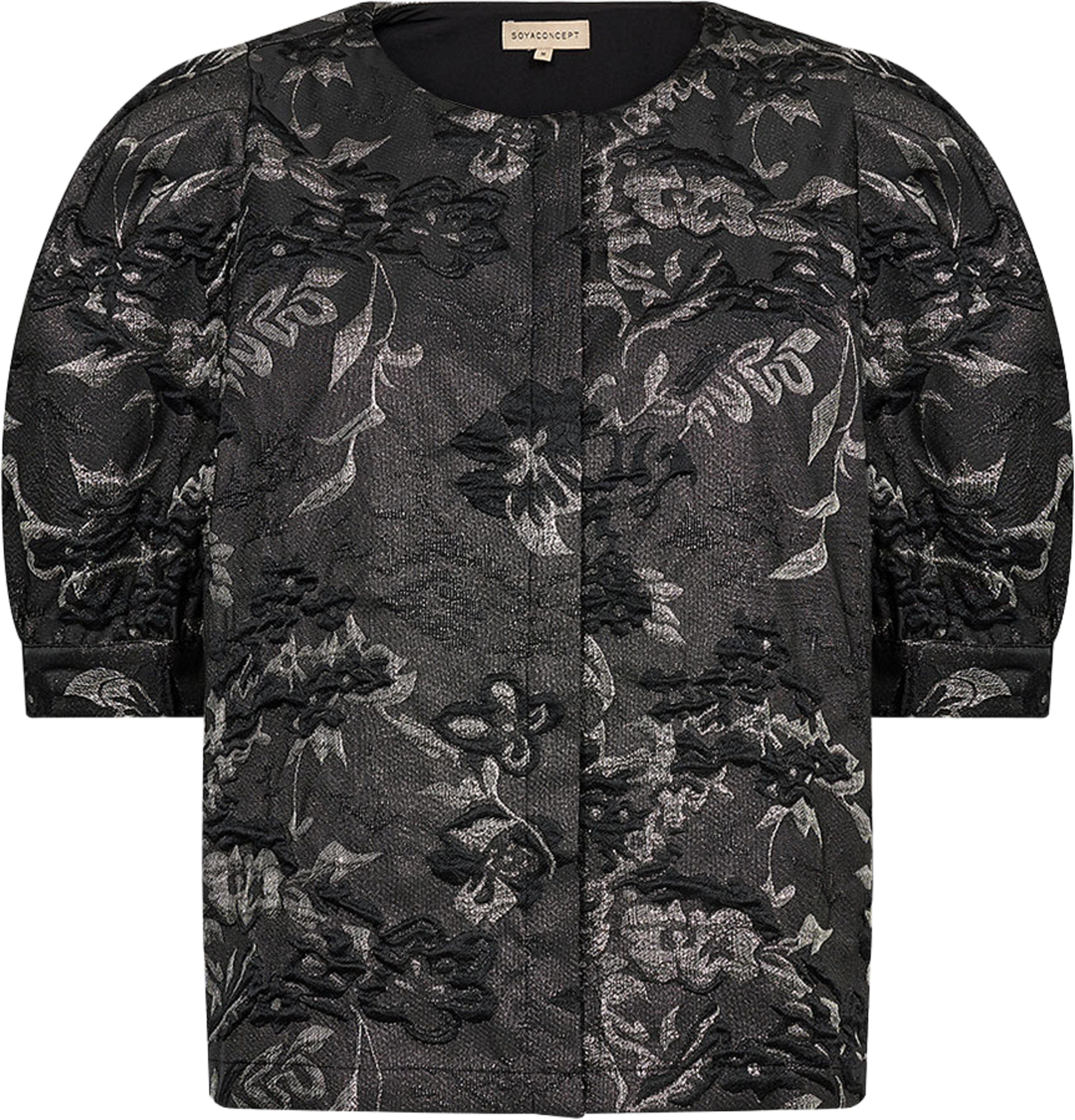 Soyaconcept Sc-April 1 Jacket, från Soyaconcept, i färgen Black Combi. Klicka för att öppna bilden i stort format