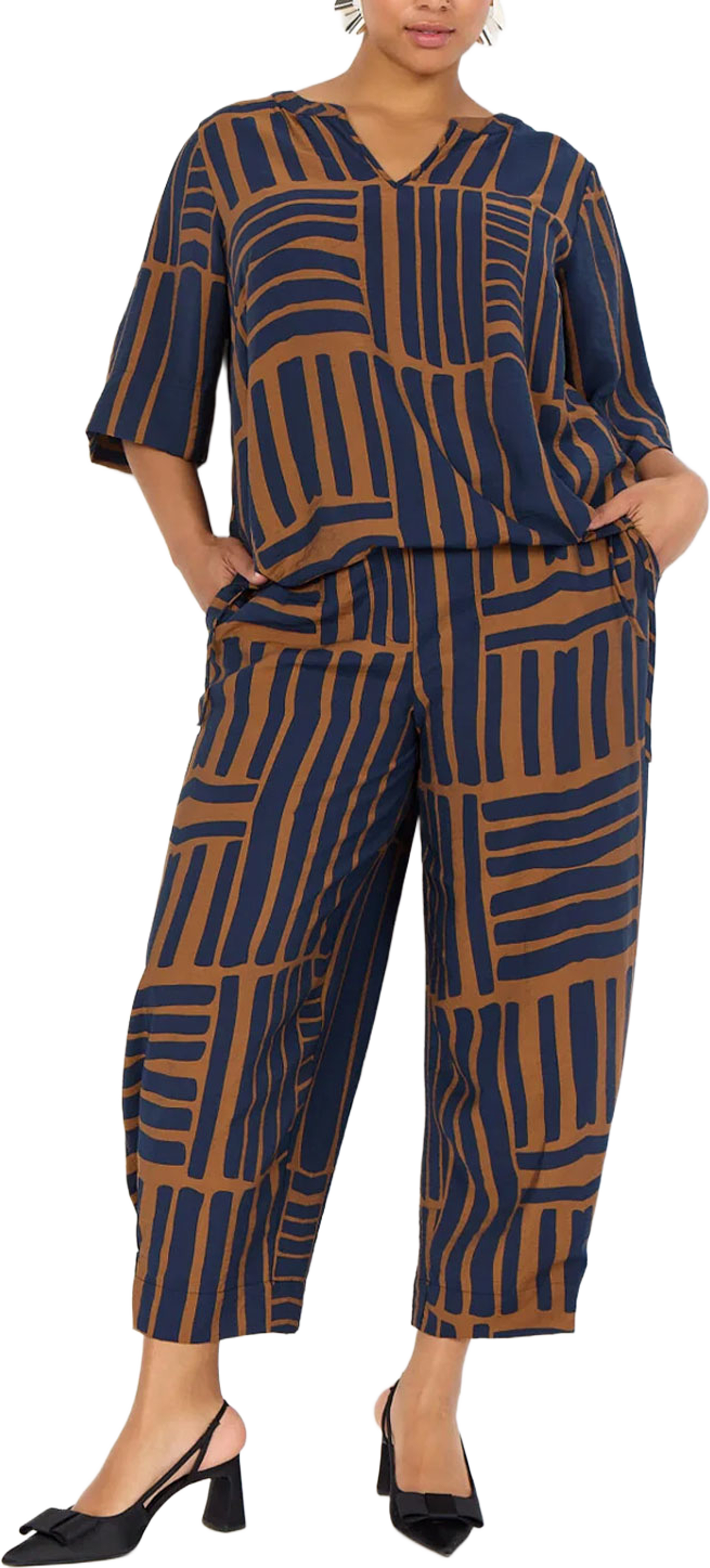WA-SKY 3 PANTS, från Wasabi Concept, i färgen Navy Blazer Combi. Klicka för att öppna bilden i stort format