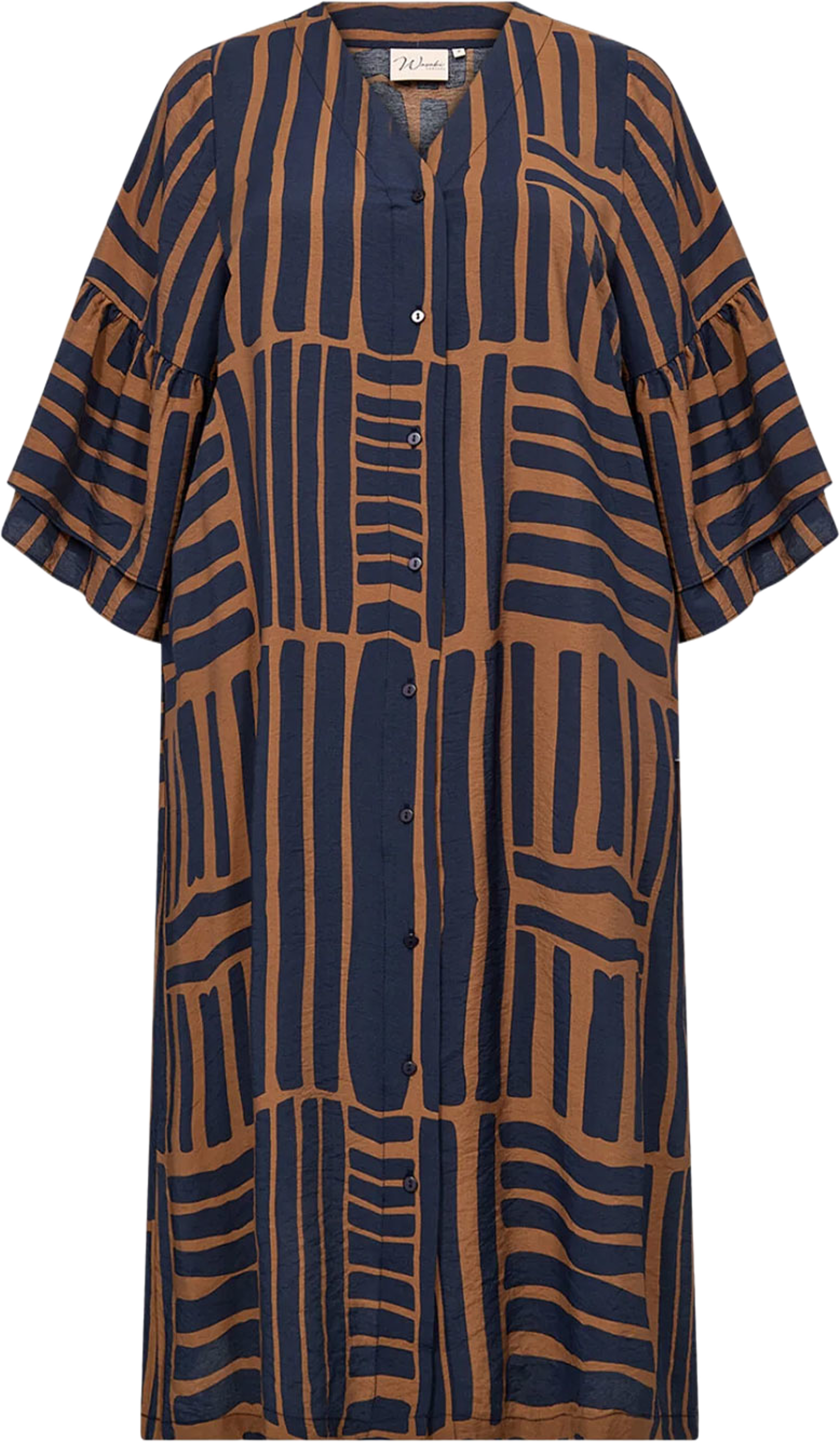 WA-SKY 4 DRESS, från Wasabi Concept, i färgen Navy Blazer Combi. Klicka för att öppna bilden i stort format