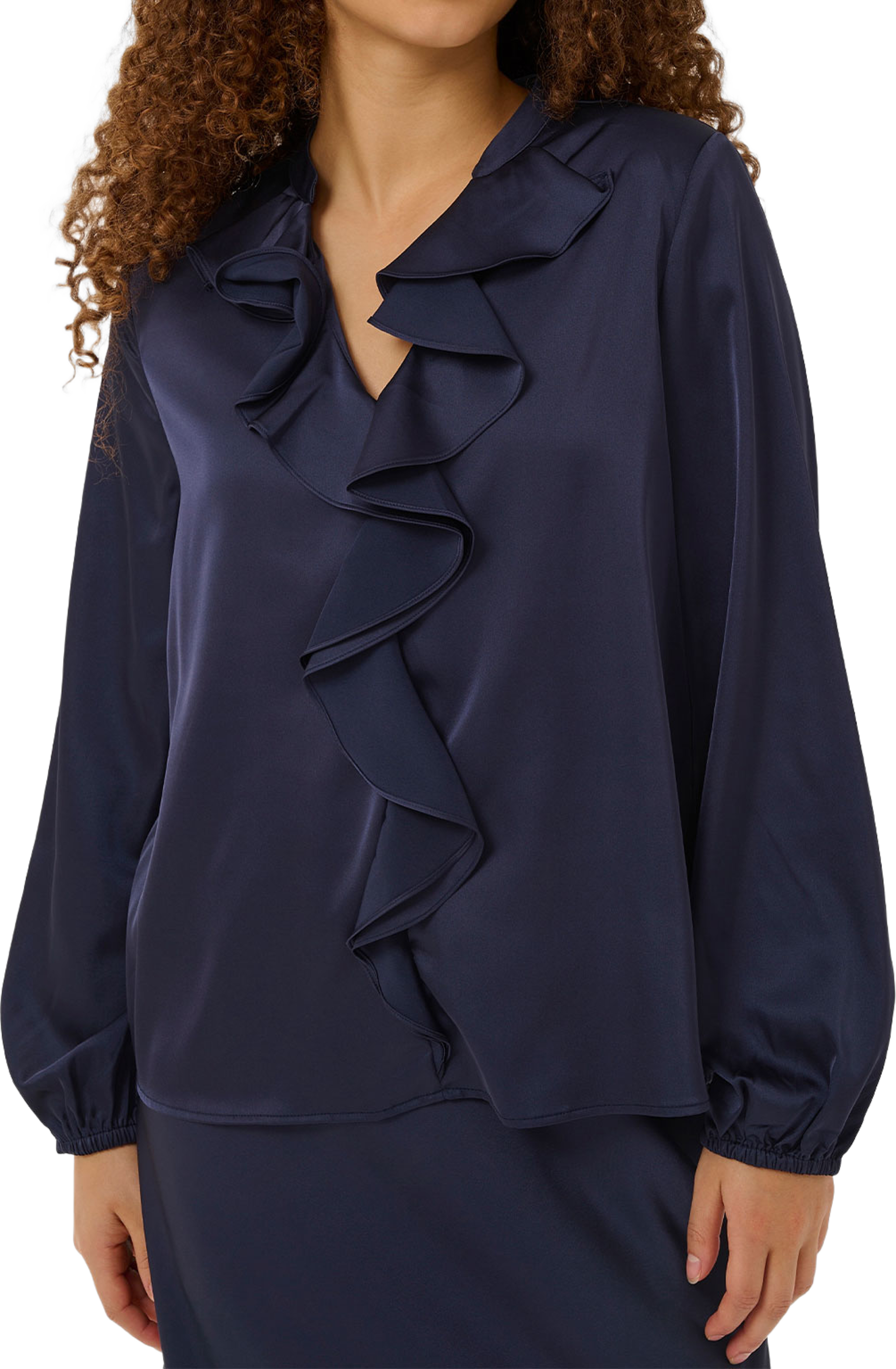 LodisaSZ Blouse, från Saint Tropez, i färgen Eclipse. Klicka för att öppna bilden i stort format