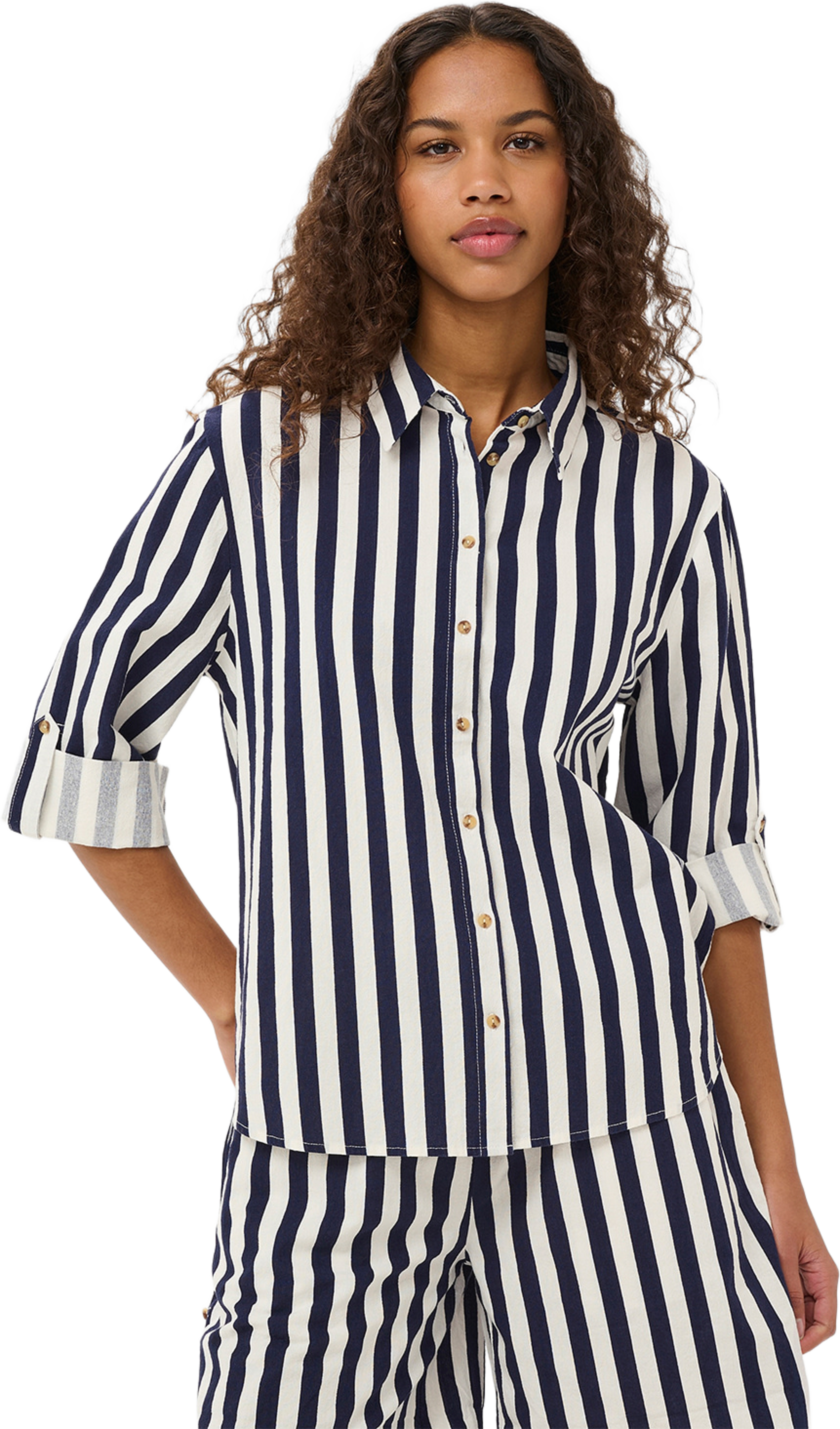 Zalinda SZ Shirt, från Saint Tropez, i färgen Eclipse Ice Stripe. Klicka för att öppna bilden i stort format