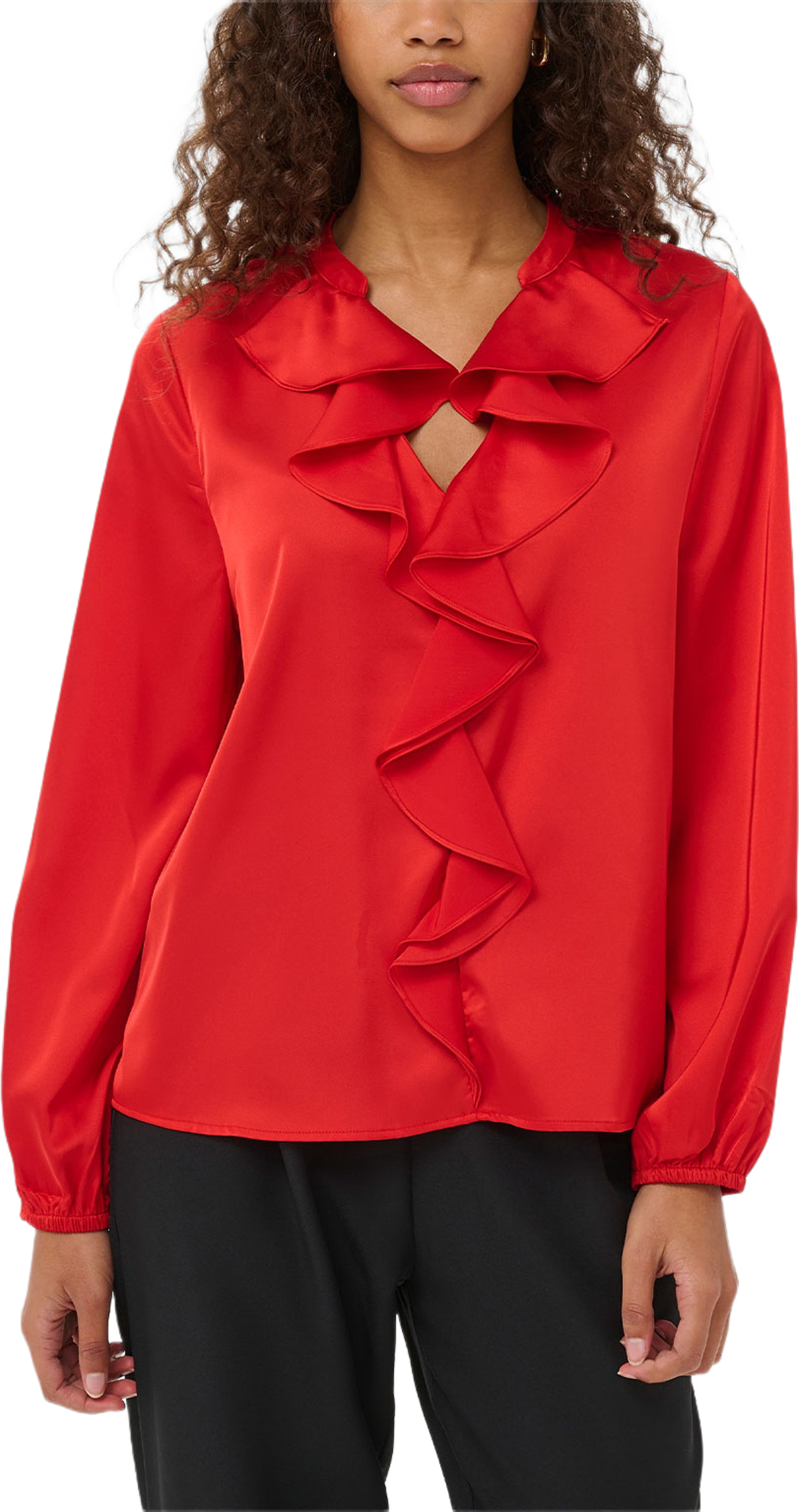 LodisaSZ Blouse, från Saint Tropez, i färgen Valiant Poppy. Klicka för att öppna bilden i stort format