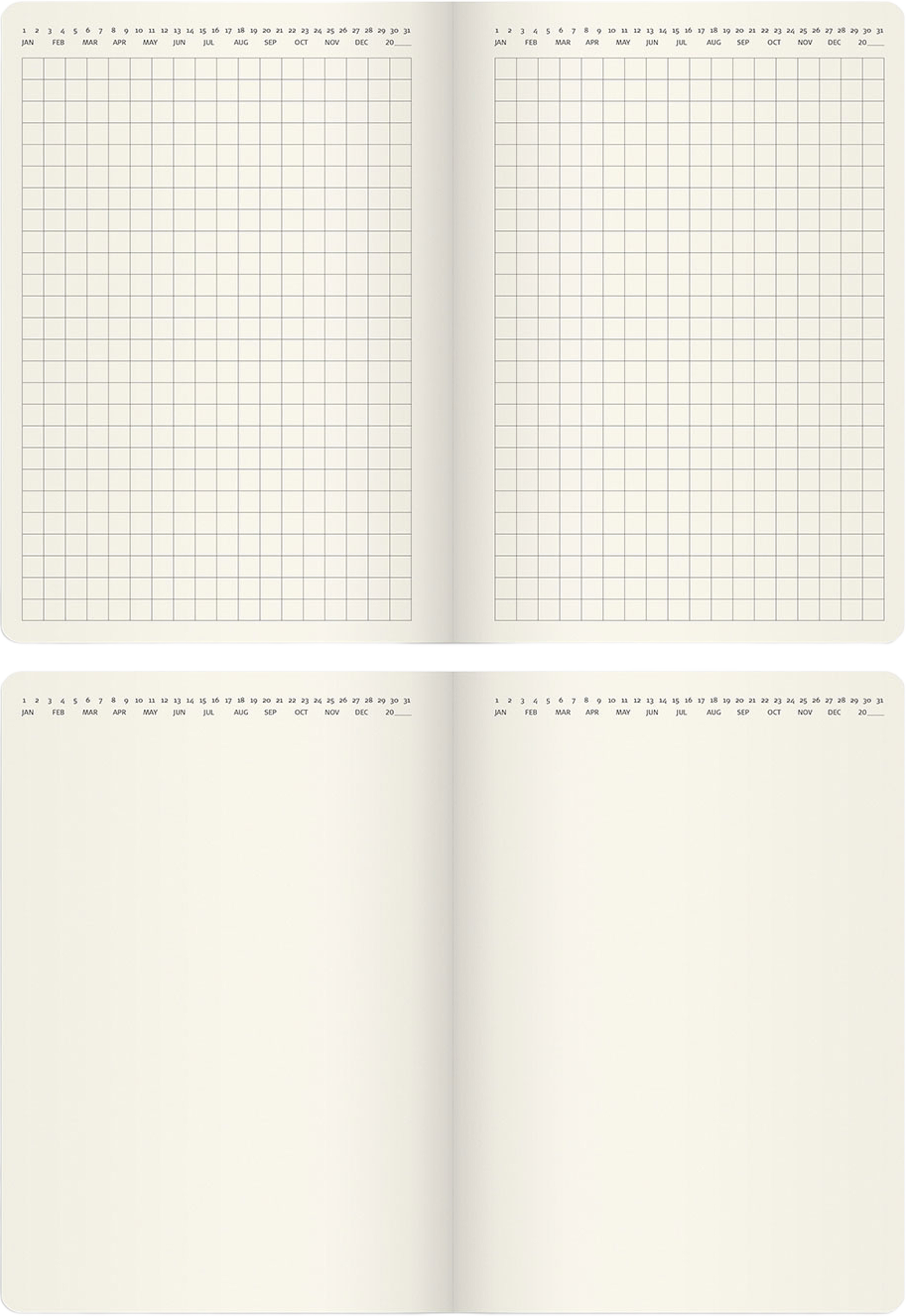 Kalender 2026 Liten Veckokalender Forma Deluxe brun, från Burde, i färgen Brown. Klicka för att öppna bilden i stort format
