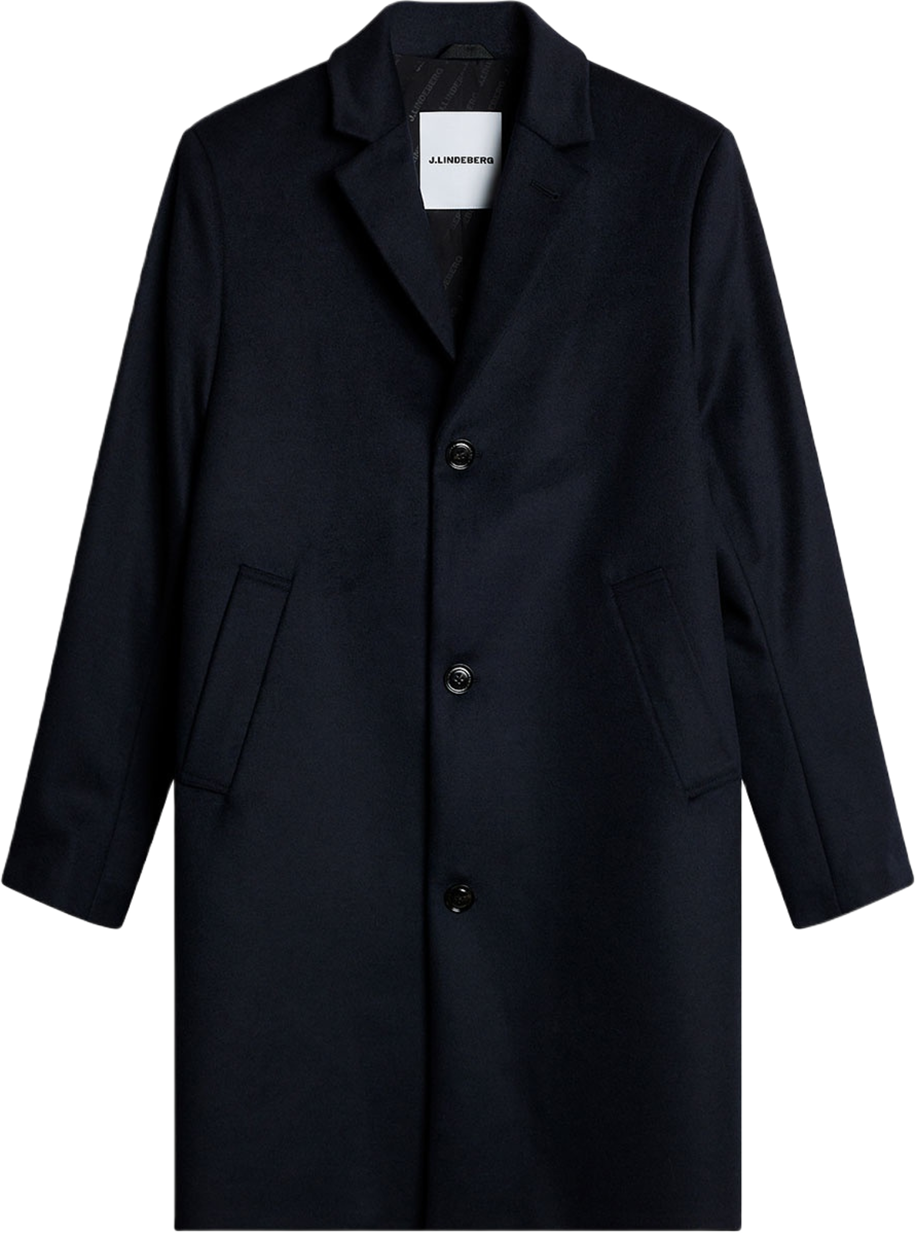 August Melton Cashmere Coat, från J.Lindeberg, i färgen Jl Navy.
