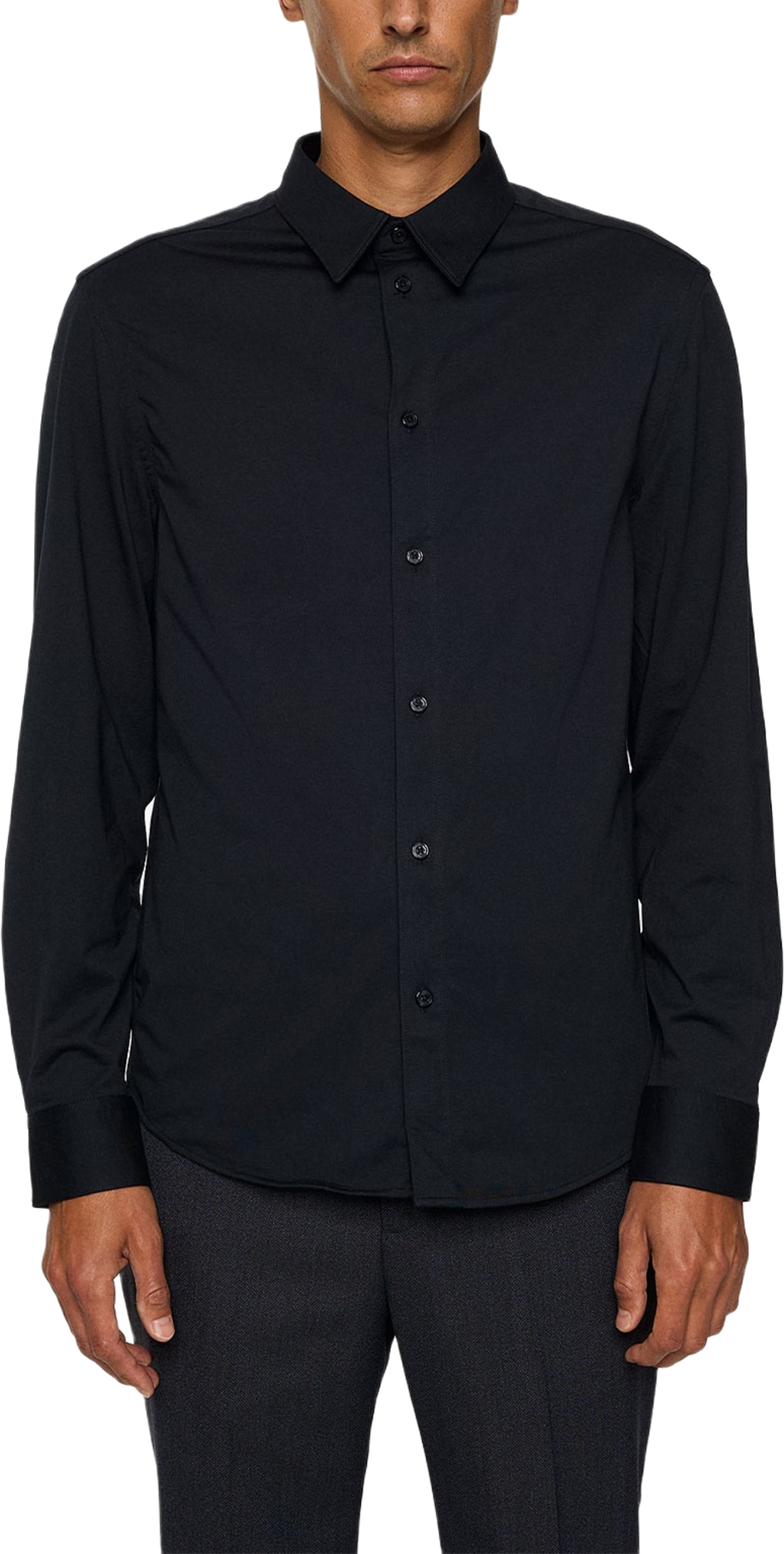 Marlon Interlock Jersey Shirt, från J.Lindeberg, i färgen Jl Navy.