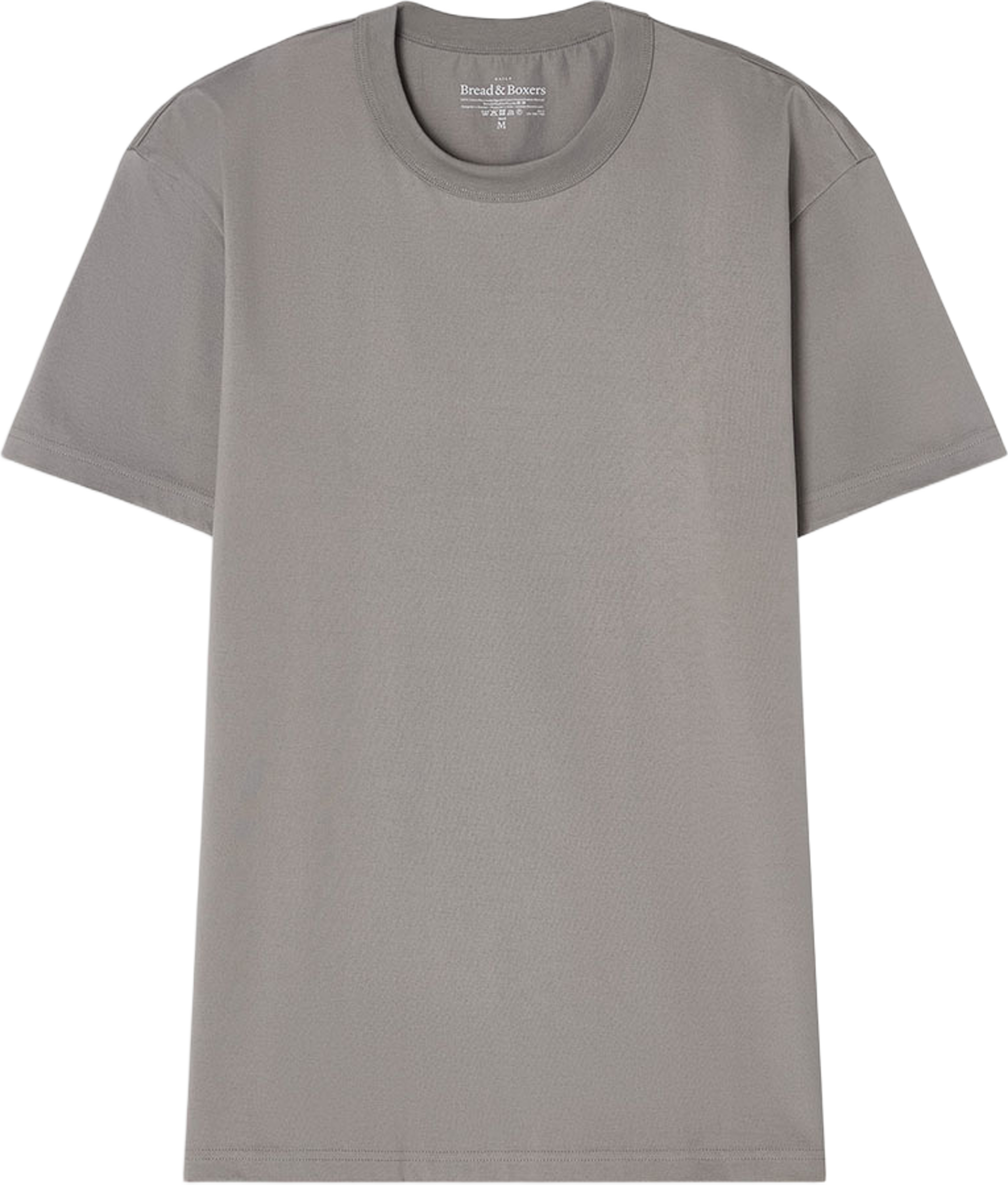 Crew-Neck Pima, från Bread & Boxers, i färgen Fog Grey. Klicka för att öppna bilden i stort format