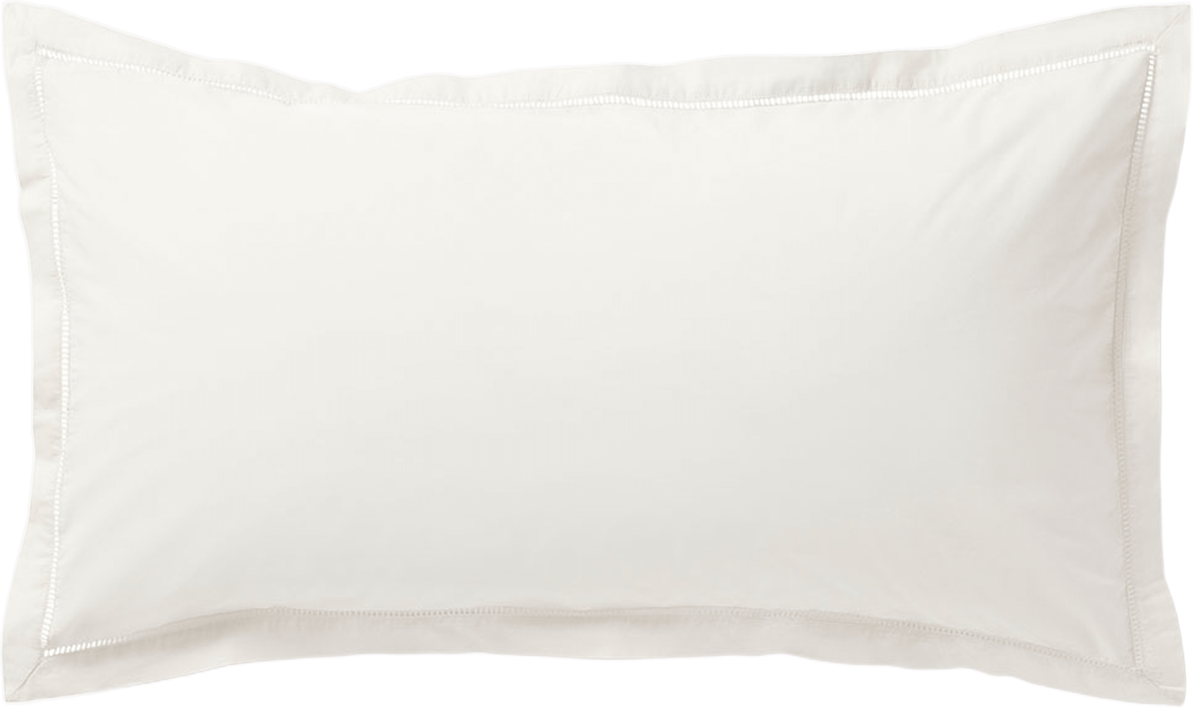 Pearl Ladder Lace Pillowcase 50x90 cm, från Garbo&Friends, i färgen Pearl. Klicka för att öppna bilden i stort format