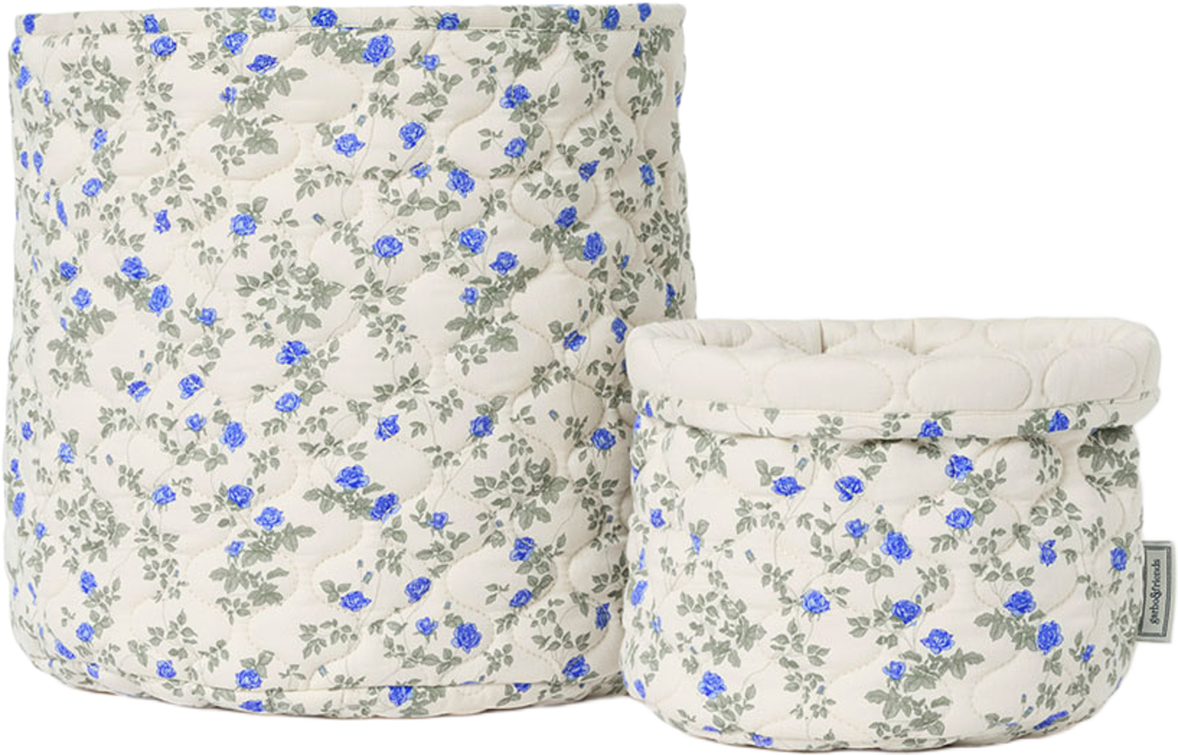 Satin Quiltade Korgar, från Garbo&Friends, i färgen Dainty. Klicka för att öppna bilden i stort format