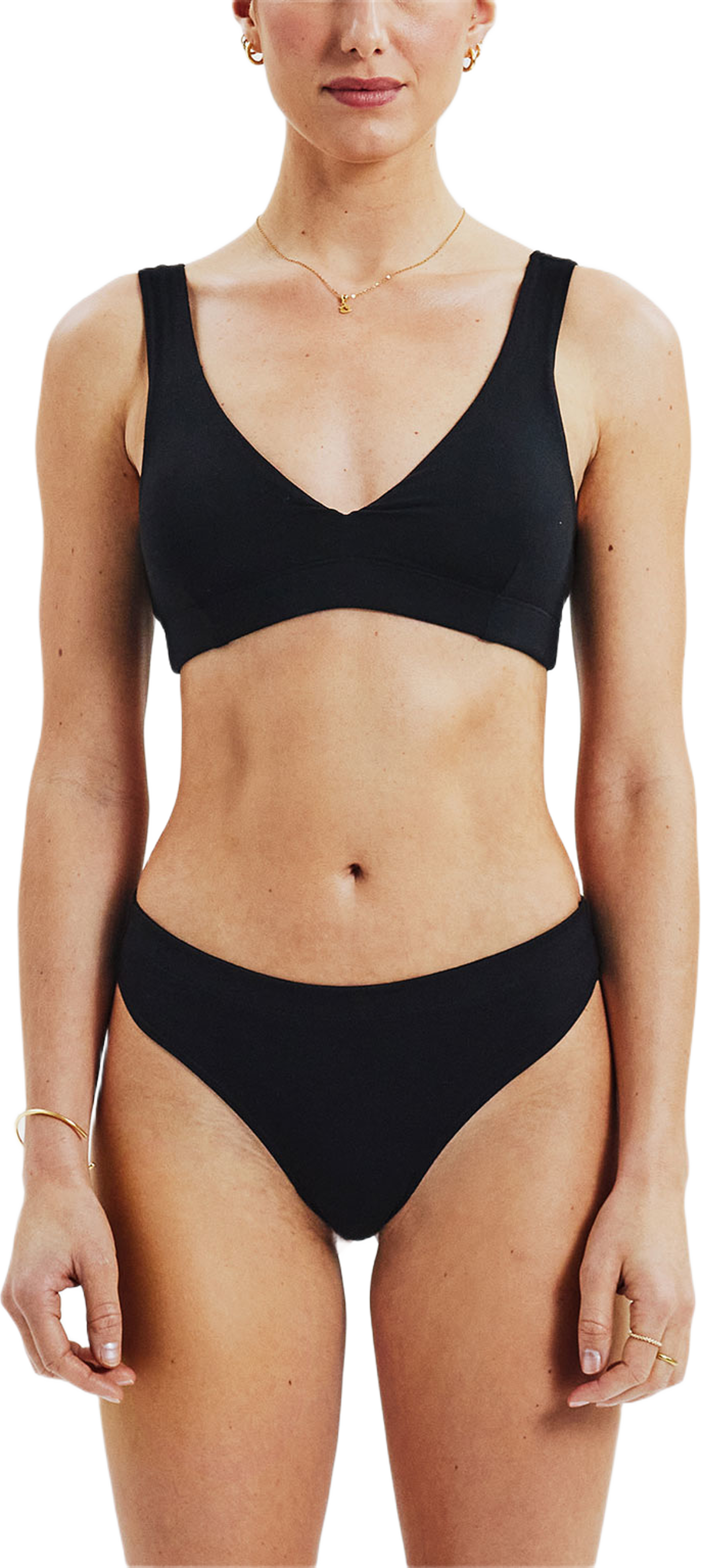 Thong 2-pack, från Bread & Boxers, i färgen Black. Klicka för att öppna bilden i stort format