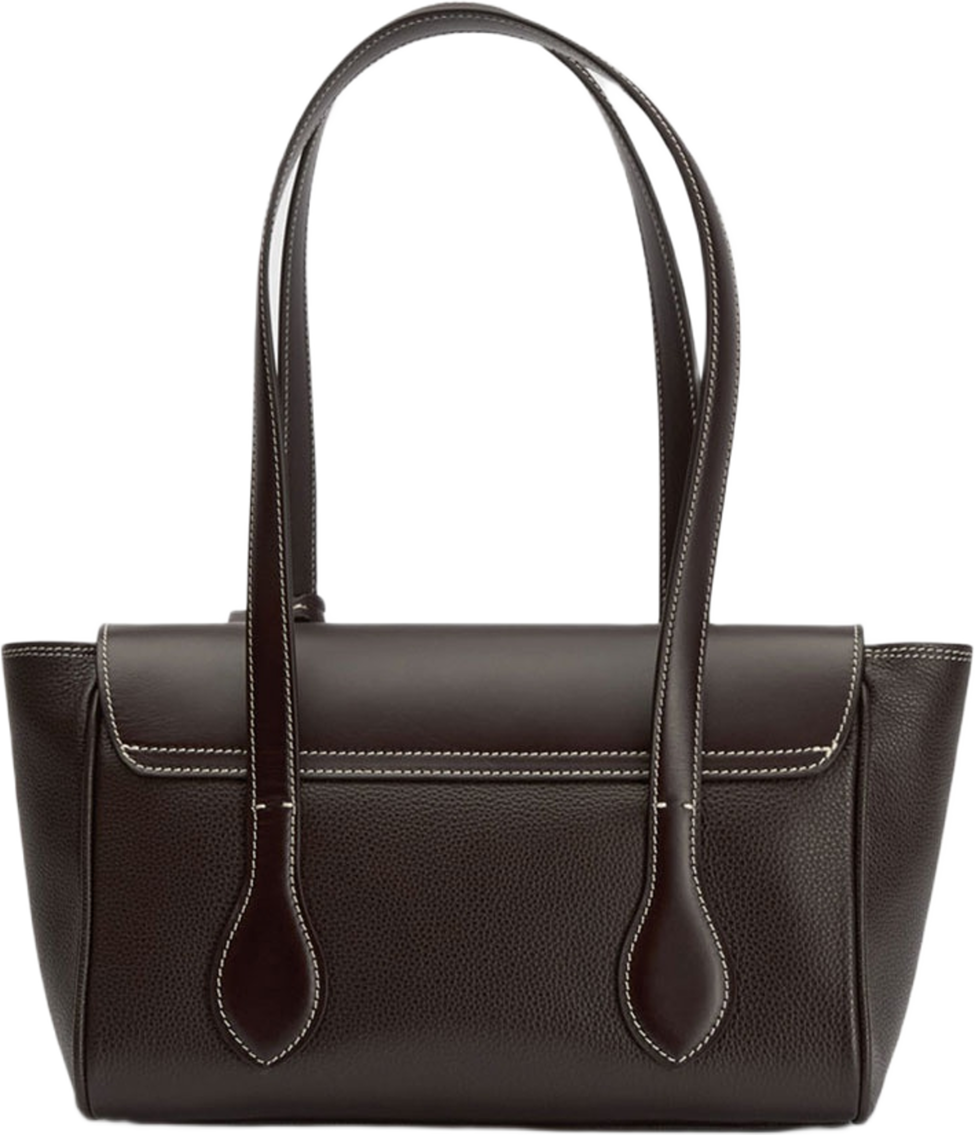 Eira Walnut/Contrast Stitch Grained Calf/Vacchetta, från ATP Atelier, i färgen Walnut/Contrast Stitch. Klicka för att öppna bilden i stort format