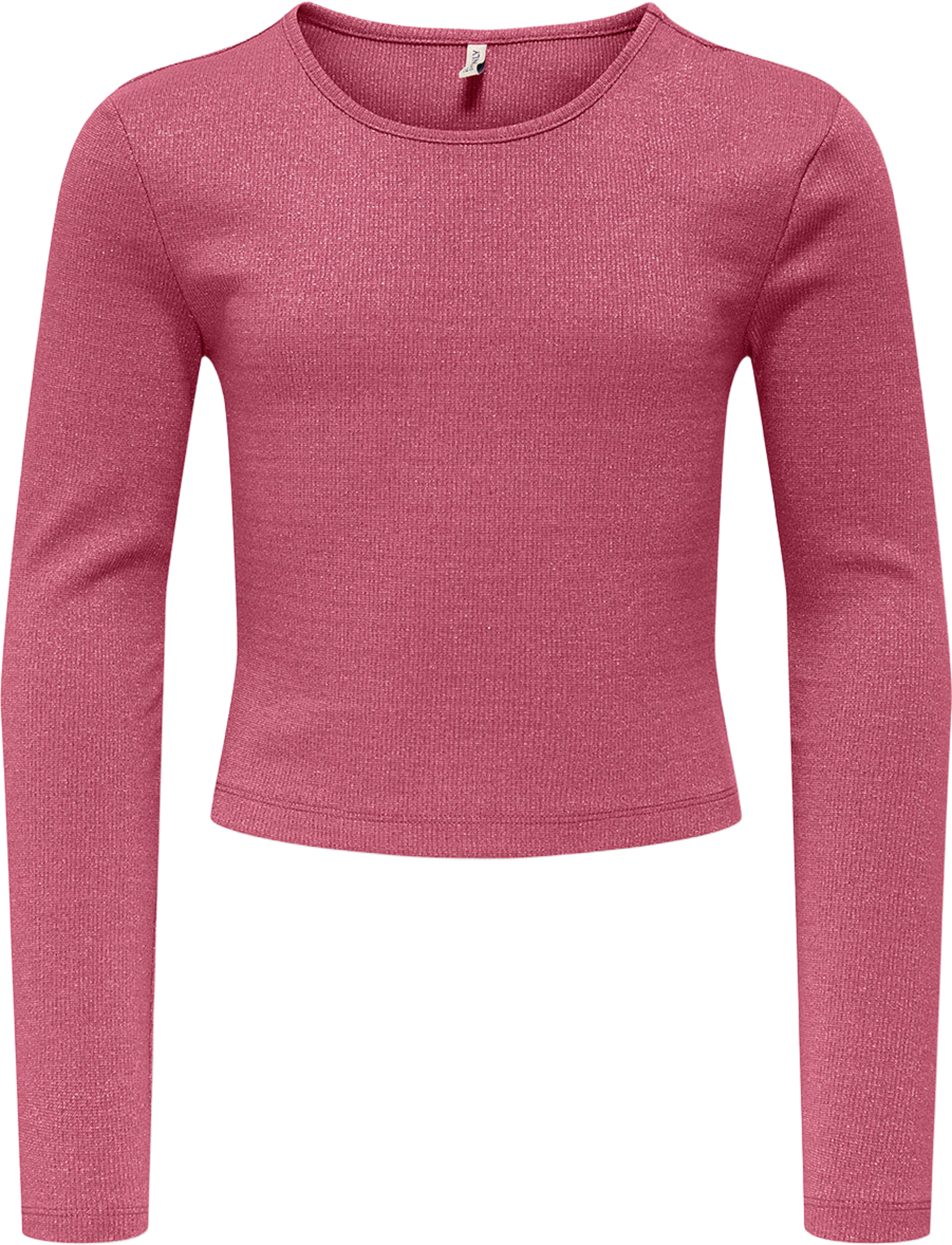 Glittrig topp KOGTRINNY, från Only, i färgen Rose Wine No Cut Out. Klicka för att öppna bilden i stort format