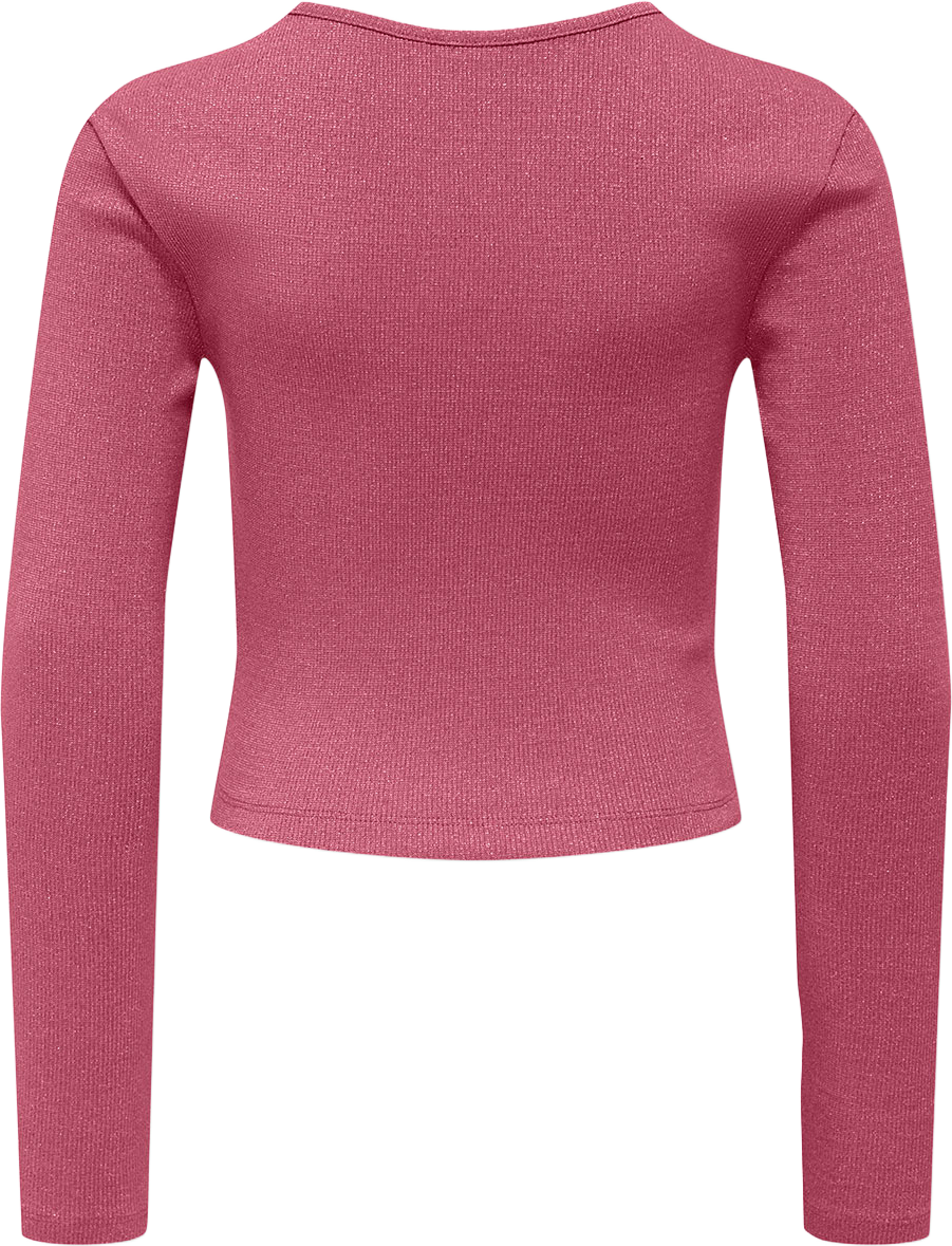 Glittrig topp KOGTRINNY, från Only, i färgen Rose Wine No Cut Out. Klicka för att öppna bilden i stort format