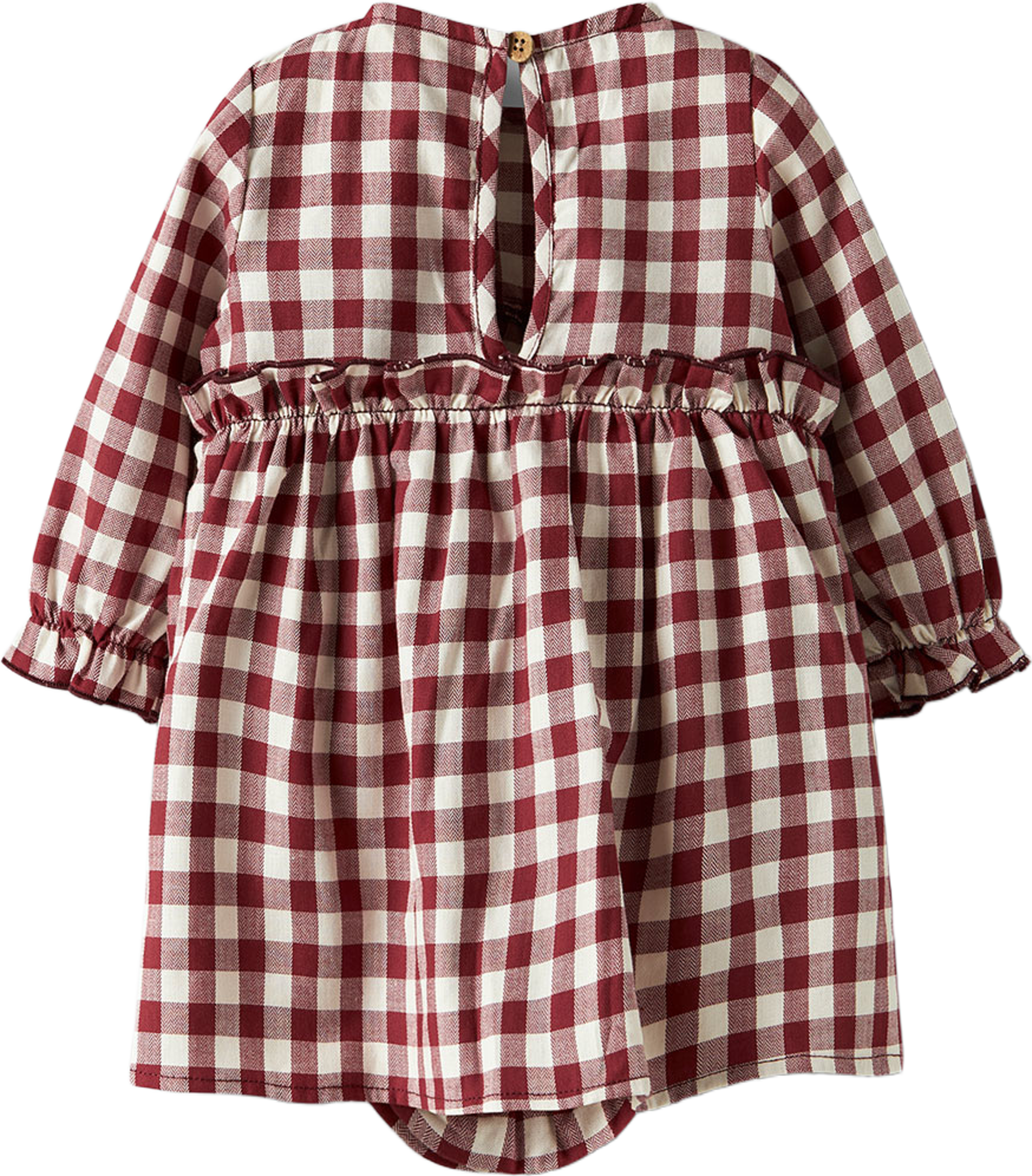 NBFRIO Klänning, från Lil'Atelier, i färgen Red Dahlia. Klicka för att öppna bilden i stort format
