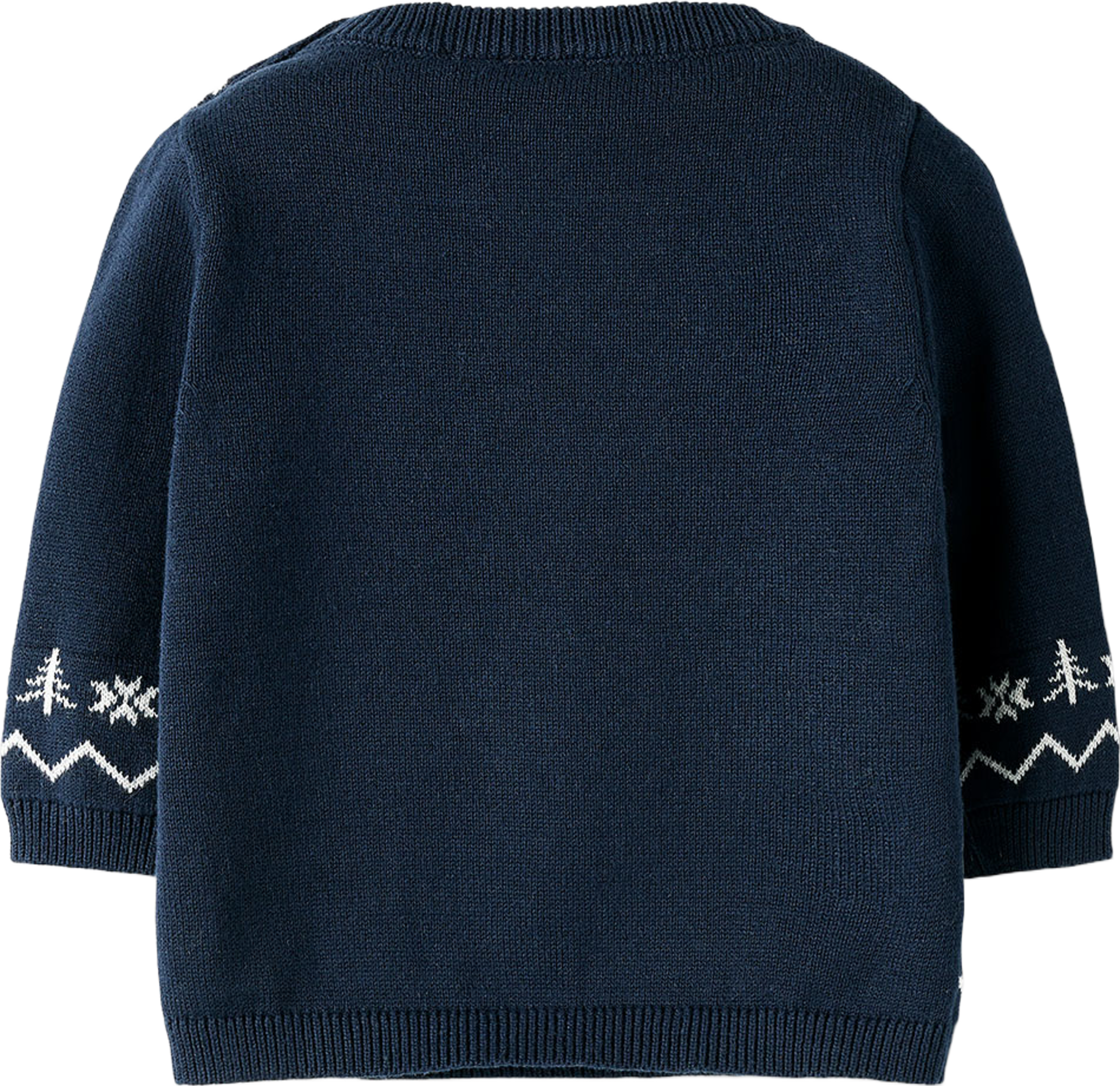 NBMREOME Stickad tröja, från Name It, i färgen Navy Blazer. Klicka för att öppna bilden i stort format