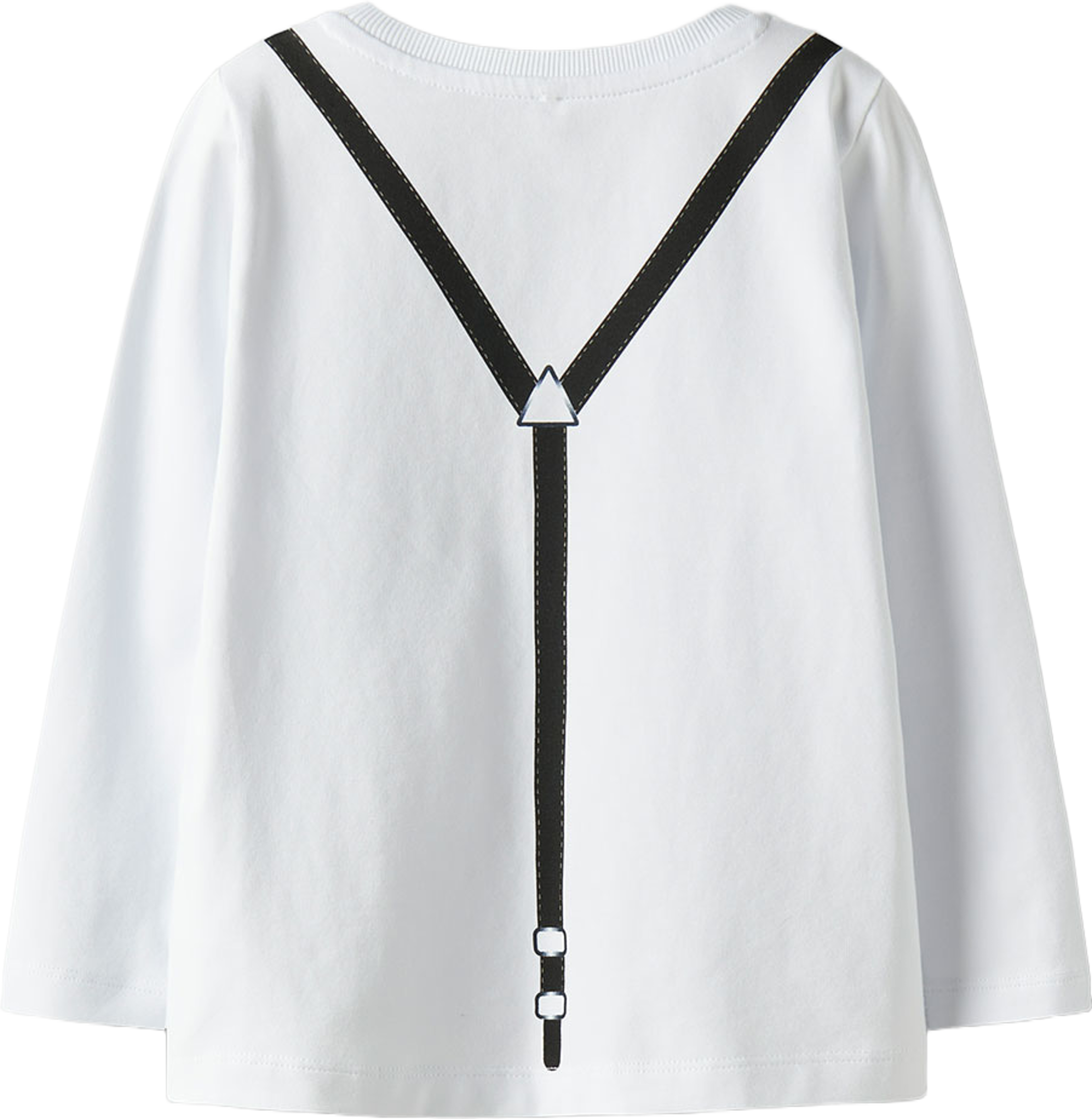 NMMRYDER Långärmad t-shirt, från Name It, i färgen Bright White. Klicka för att öppna bilden i stort format