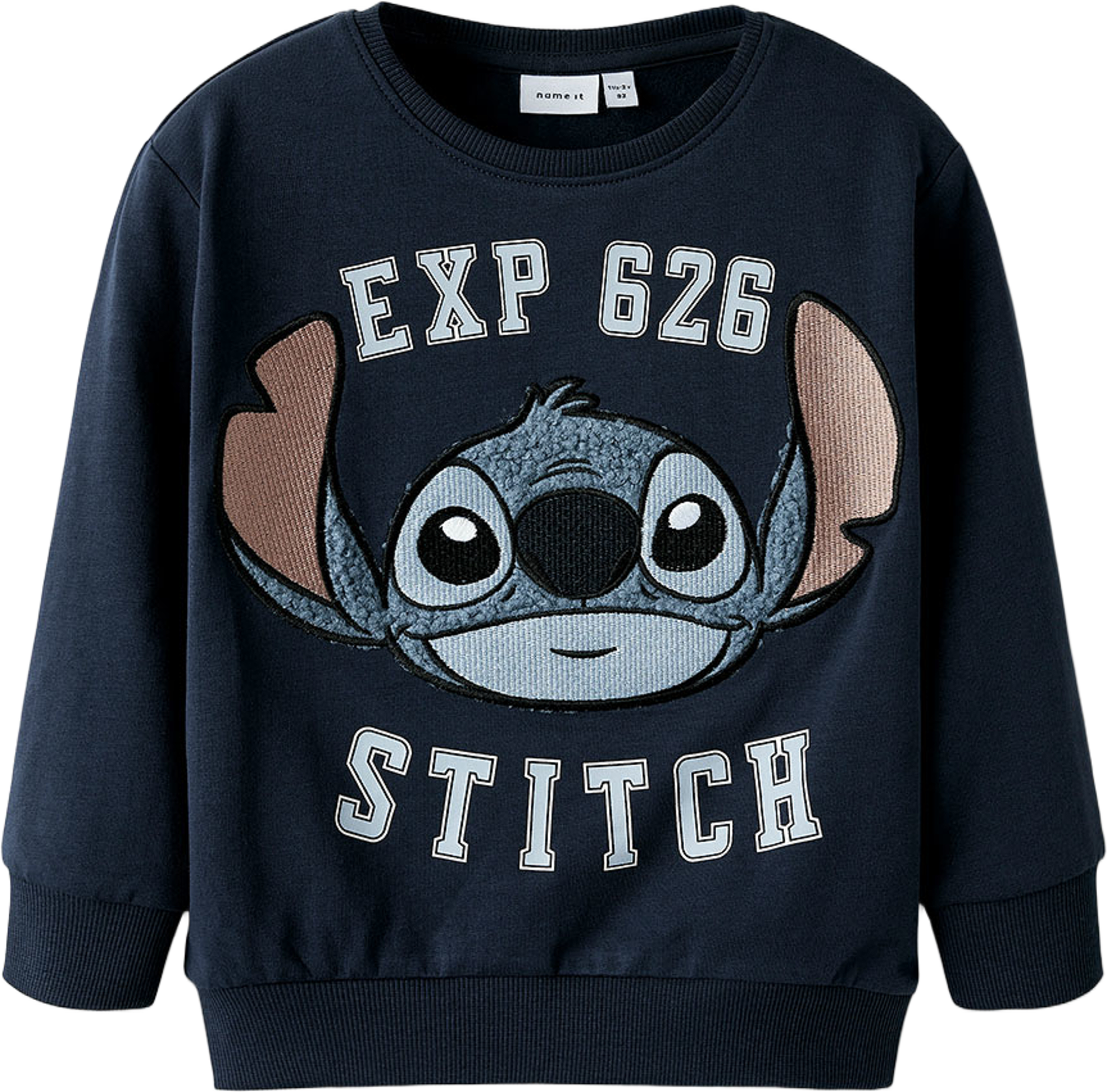 NMMONUR Tröja STITCH, från Name It, i färgen Navy Blazer. Klicka för att öppna bilden i stort format