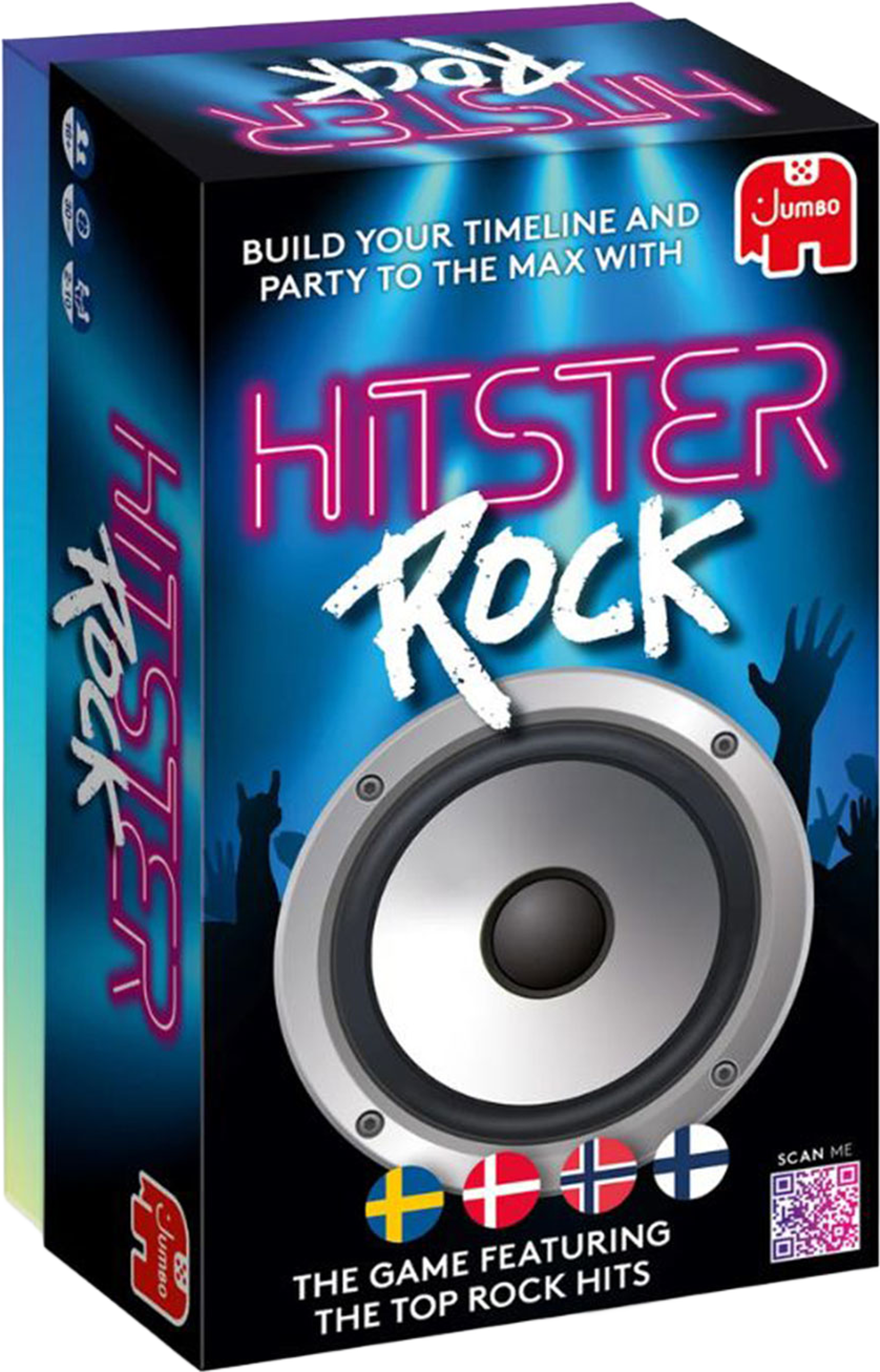 Hitster Rock - nordisk utgåva, från HITSTER, i färgen Multicolor. Klicka för att öppna bilden i stort format