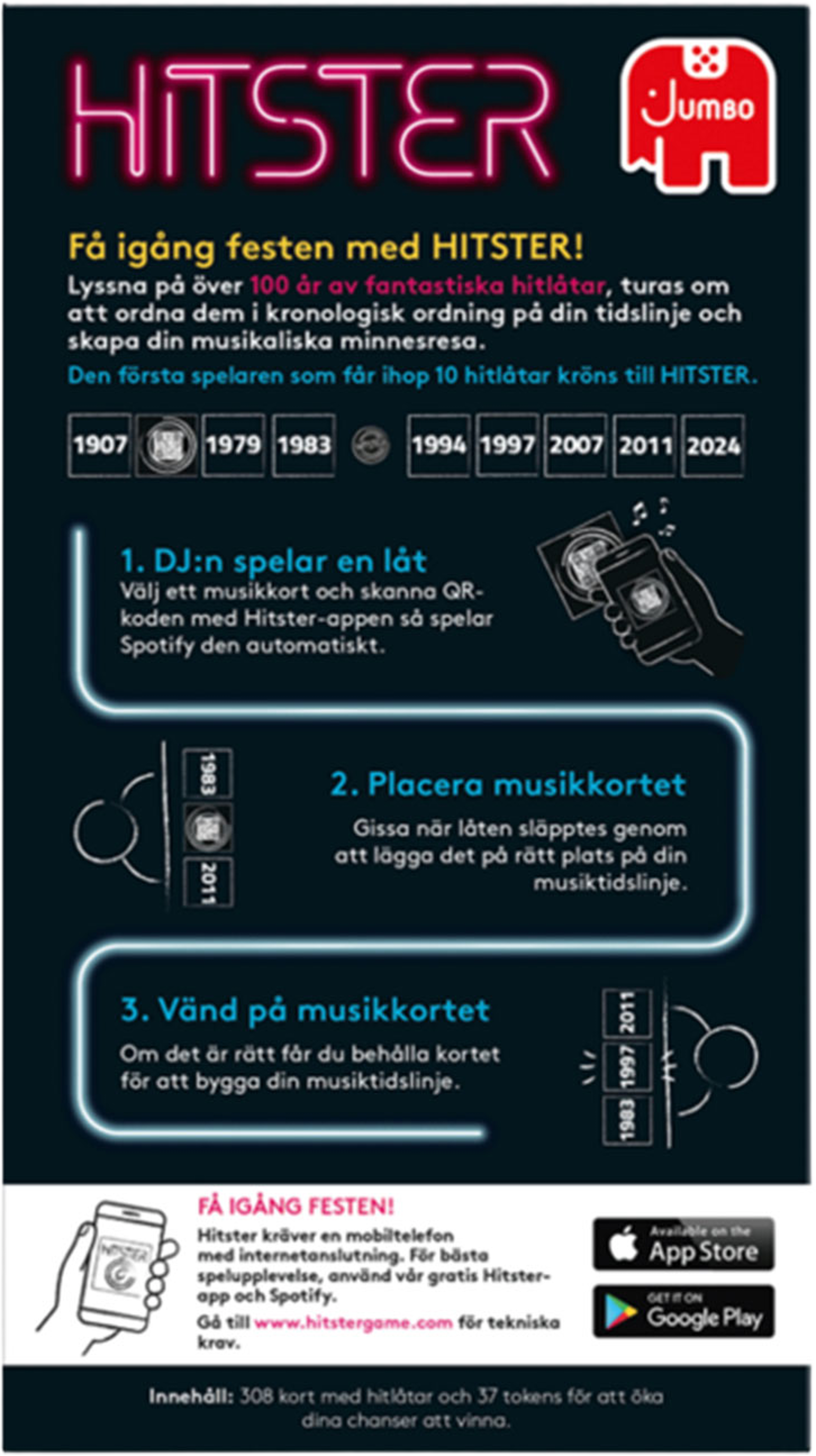 Hitster Original SE, från HITSTER, i färgen Multicolor. Klicka för att öppna bilden i stort format