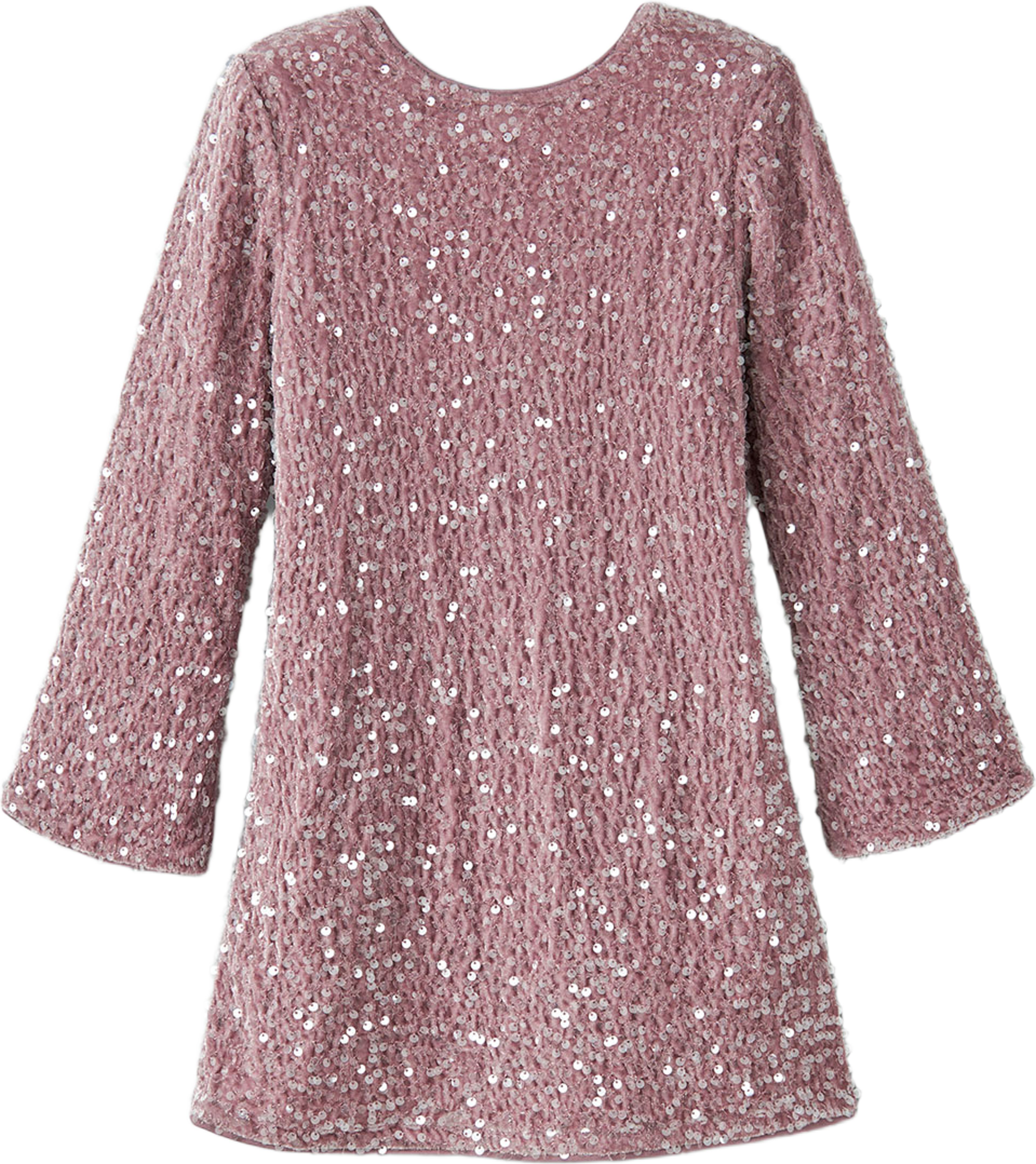 Rusitta Ls Dress, från Name It, i färgen Keepsake Lilac Black Bow. Klicka för att öppna bilden i stort format