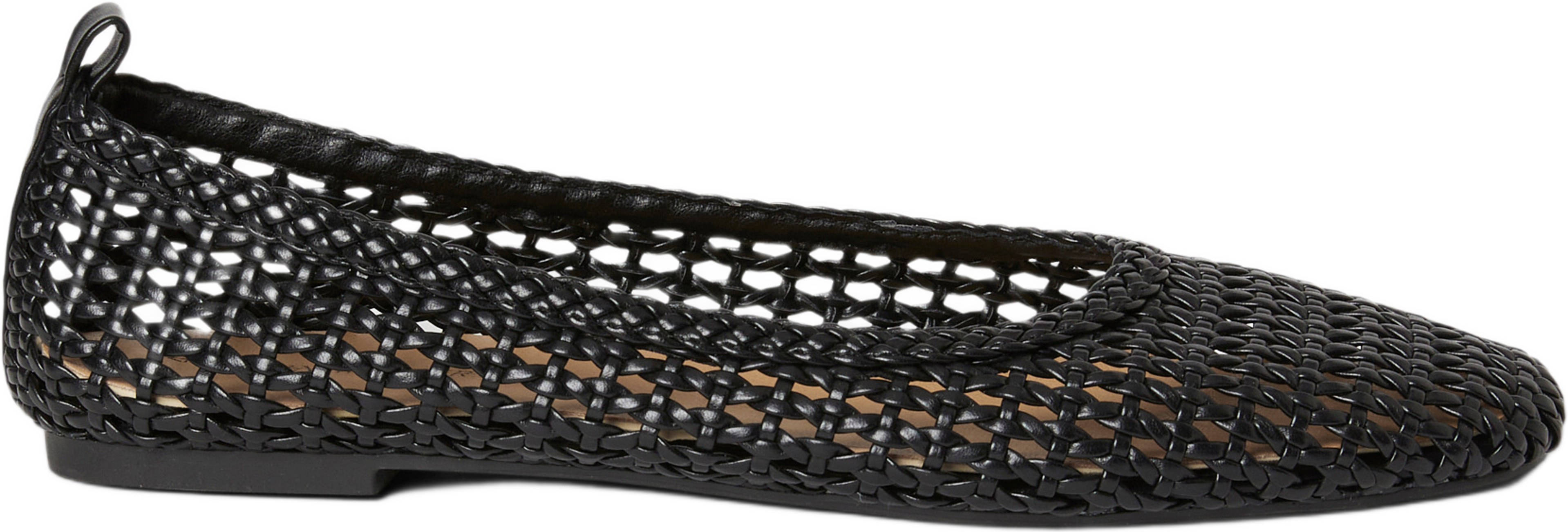 Virkade ballerinaskor, från Carin Wester, i färgen Black. Klicka för att öppna bilden i stort format