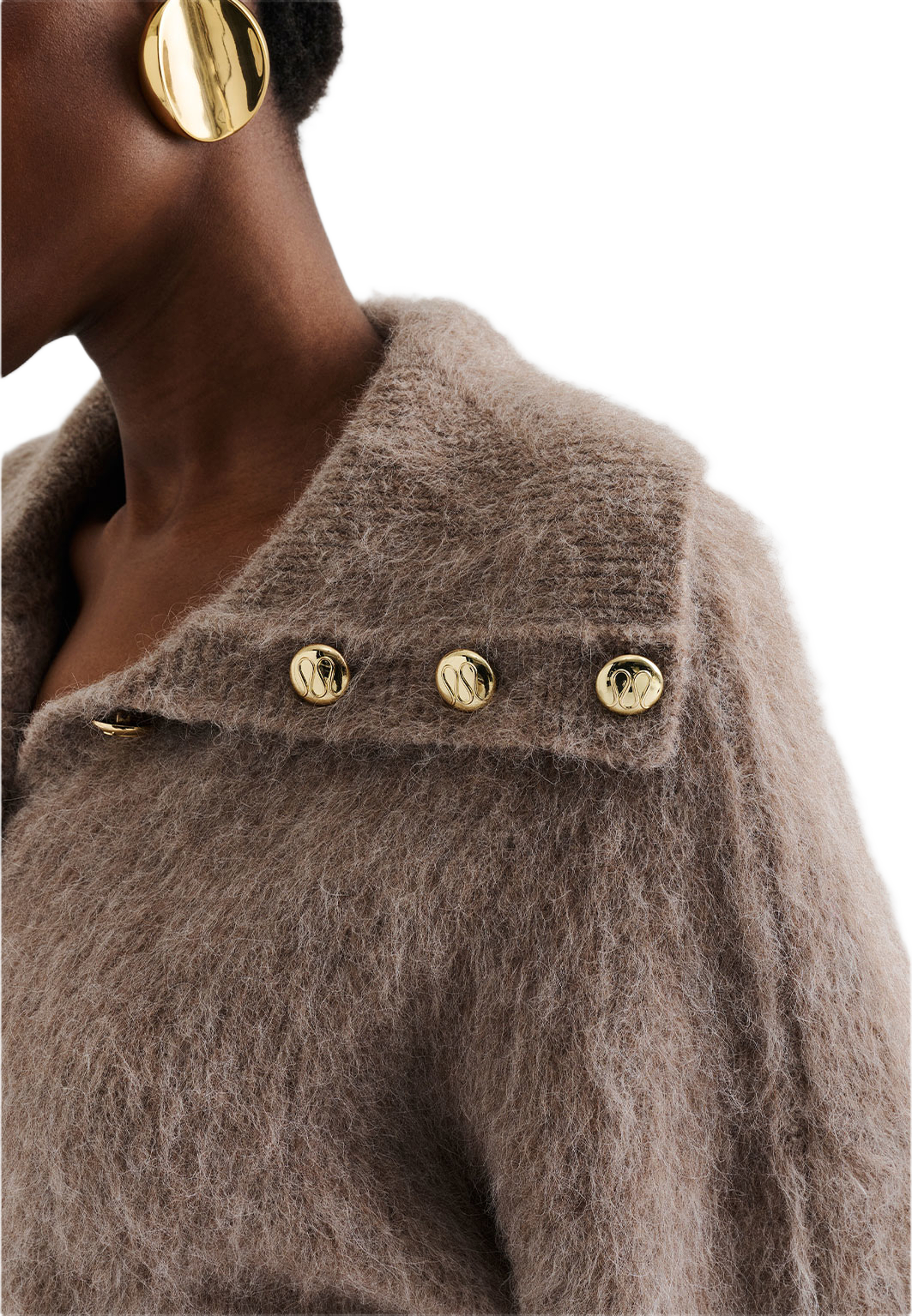 Malina Yselle Alpaca Blend Sweater, från Malina, i färgen Taupe. Klicka för att öppna bilden i stort format