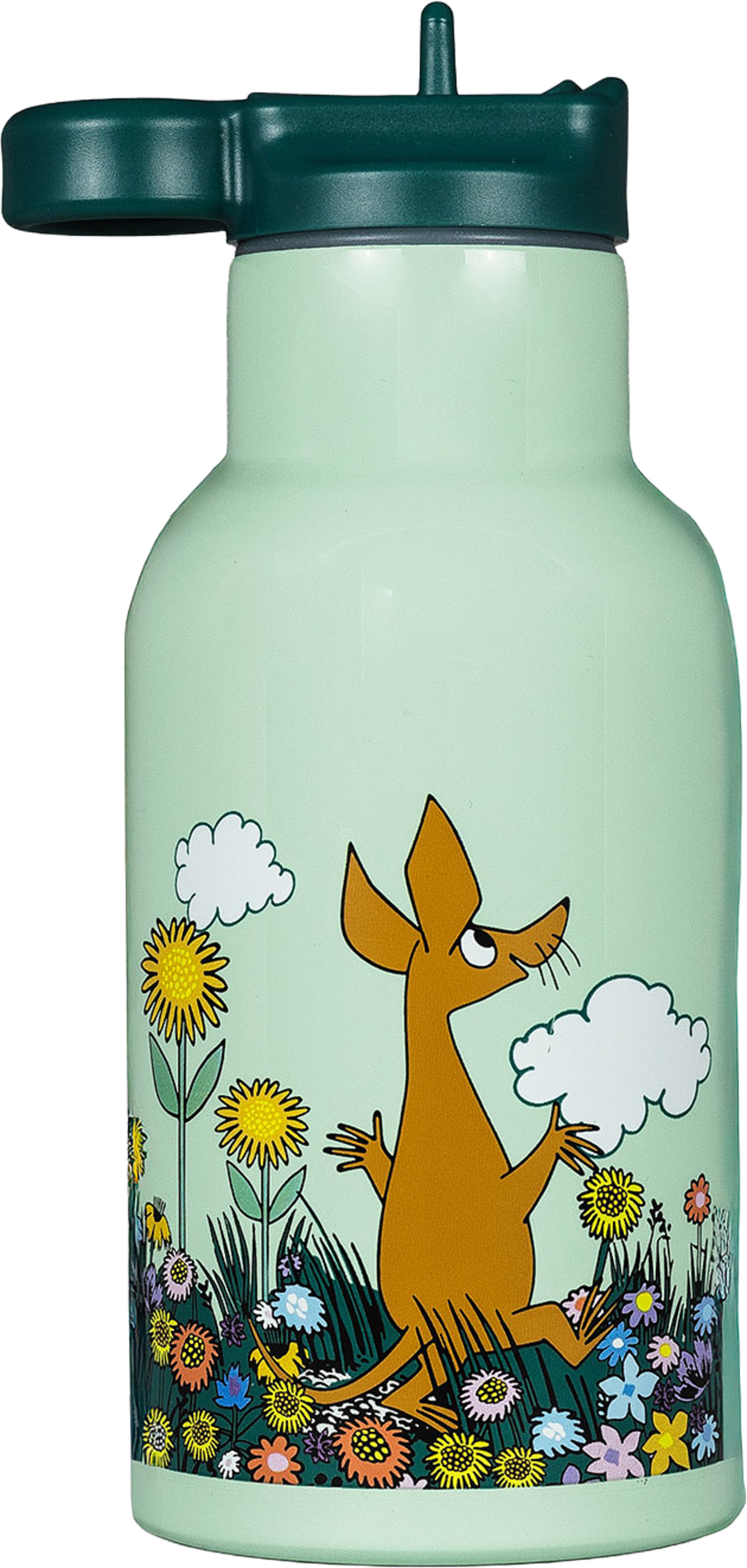 Mumin Äng, Vattenflaska, grön, från Mumin, i färgen Green. Klicka för att öppna bilden i stort format