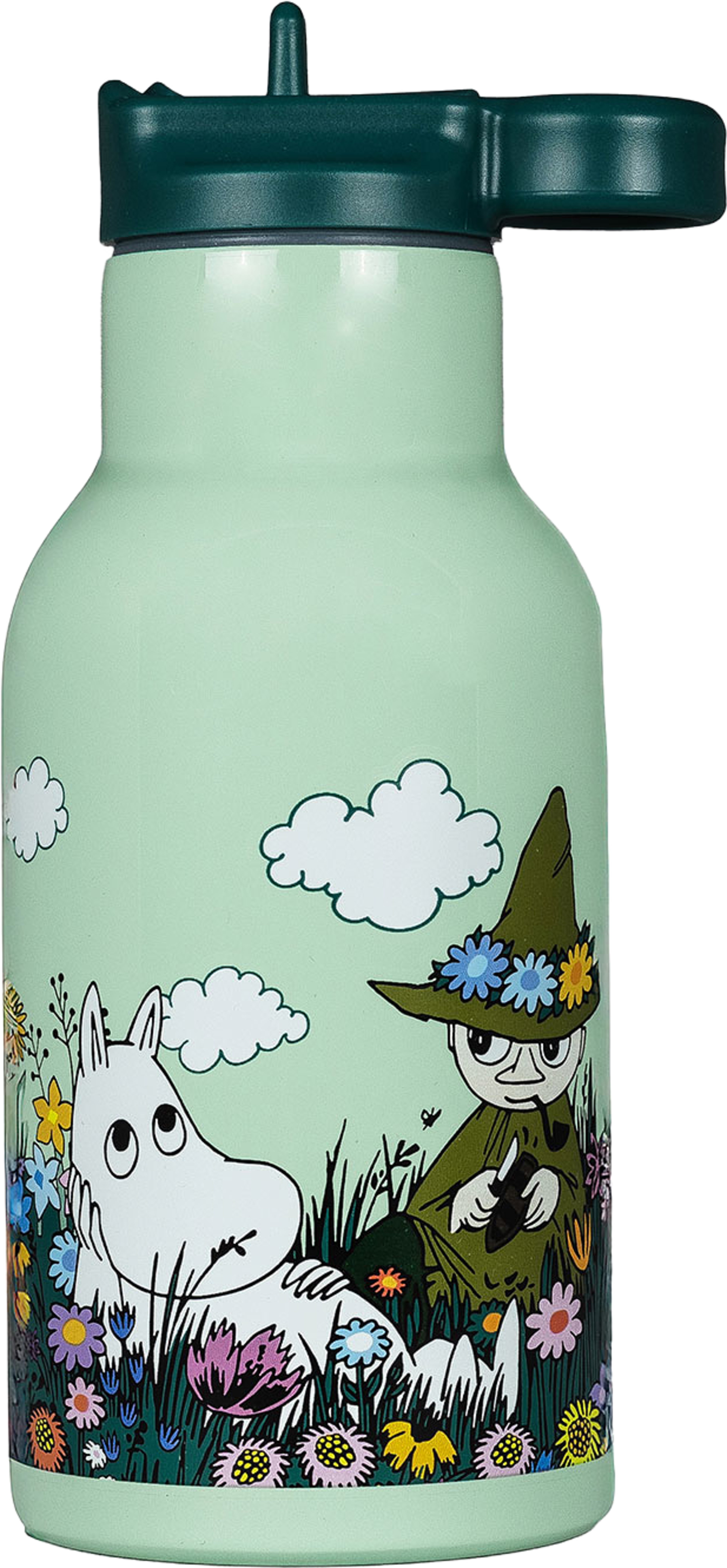 Mumin Äng, Vattenflaska, grön, från Mumin, i färgen Green. Klicka för att öppna bilden i stort format