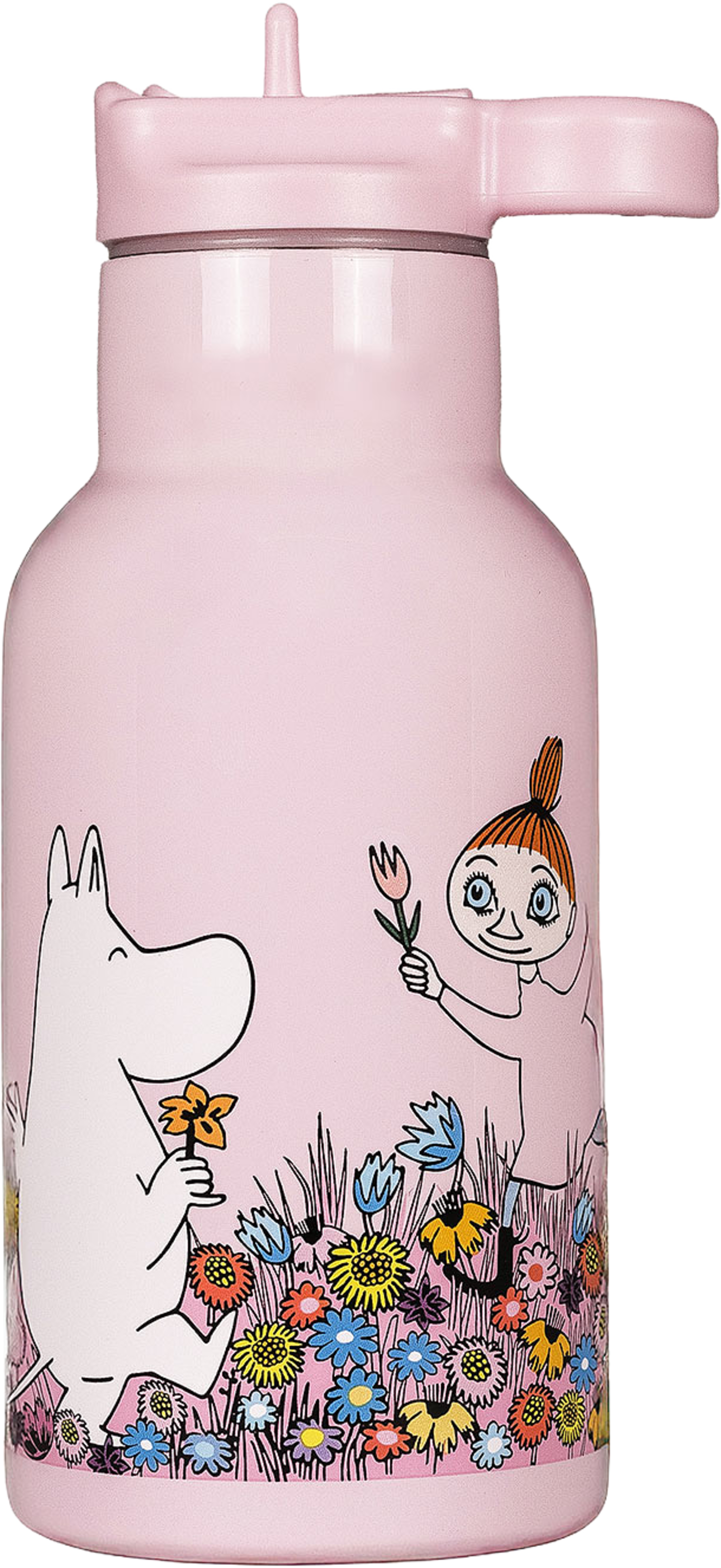Mumin Äng, Vattenflaska, rosa, från Mumin, i färgen Pink. Klicka för att öppna bilden i stort format