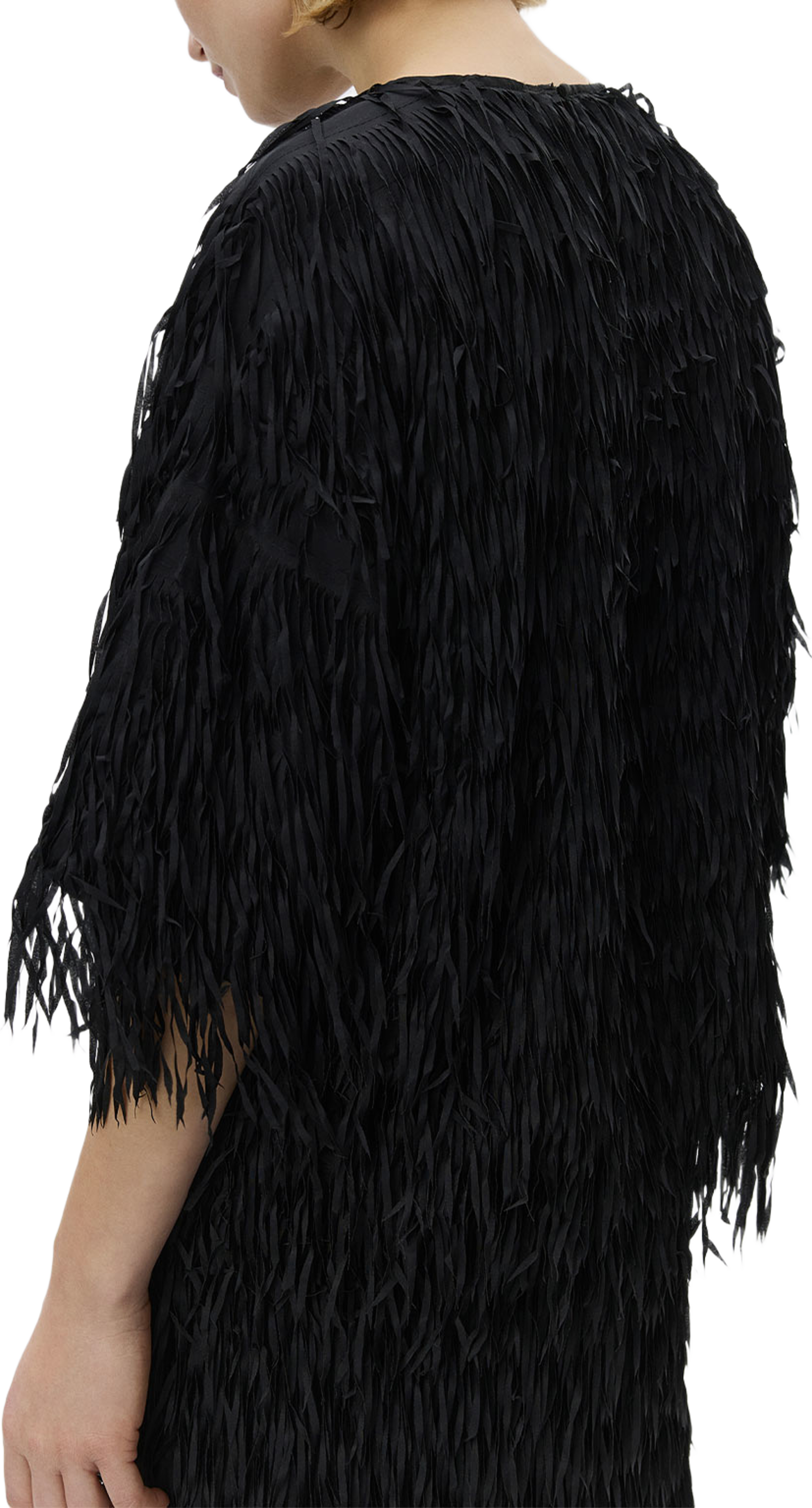 Barcelona - Delicate Fringes Top, från DAY Birger et Mikkelsen, i färgen Black. Klicka för att öppna bilden i stort format