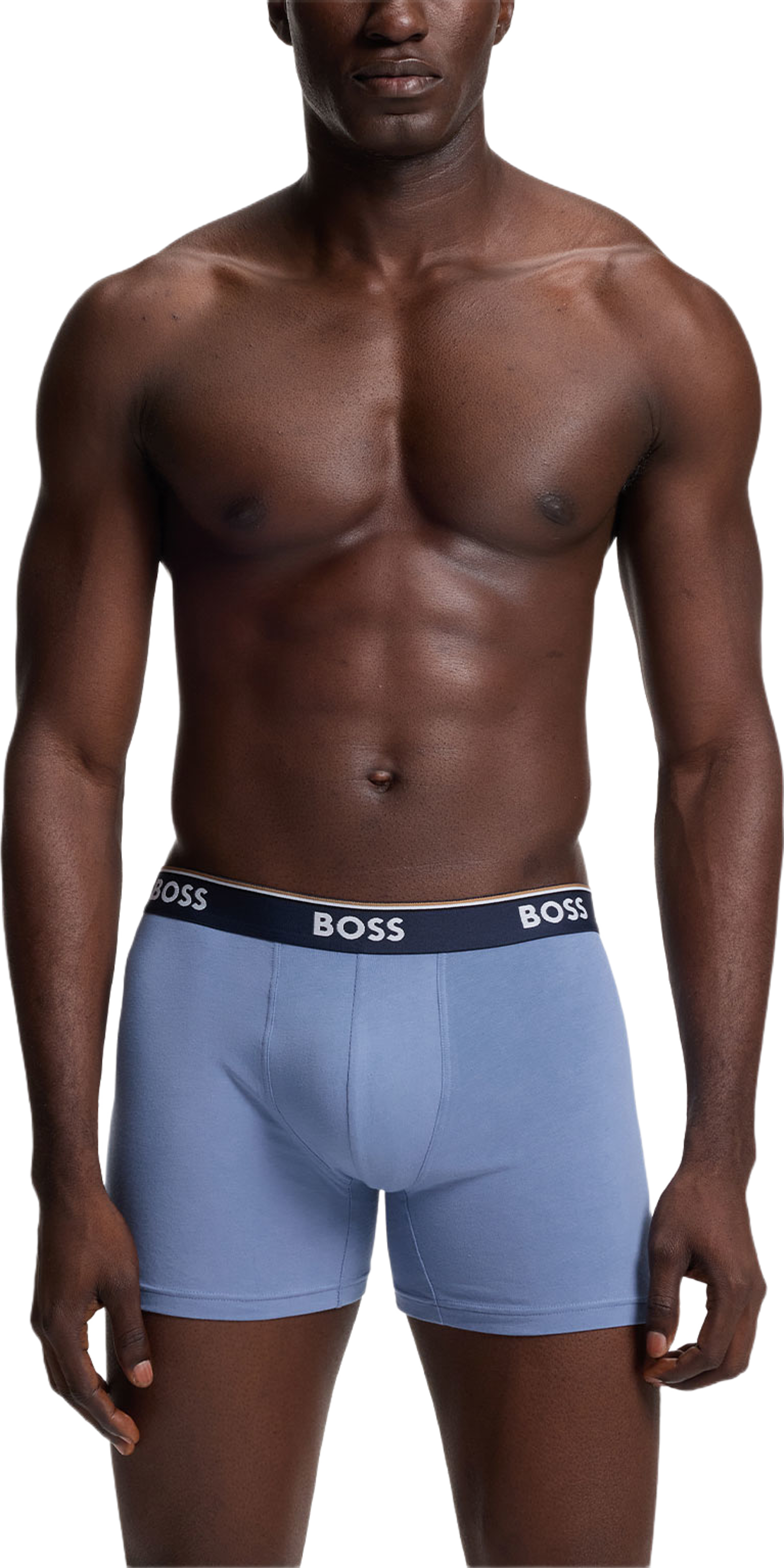 BoxerBr 3P Power Des, från BOSS, i färgen Open Blue. Klicka för att öppna bilden i stort format