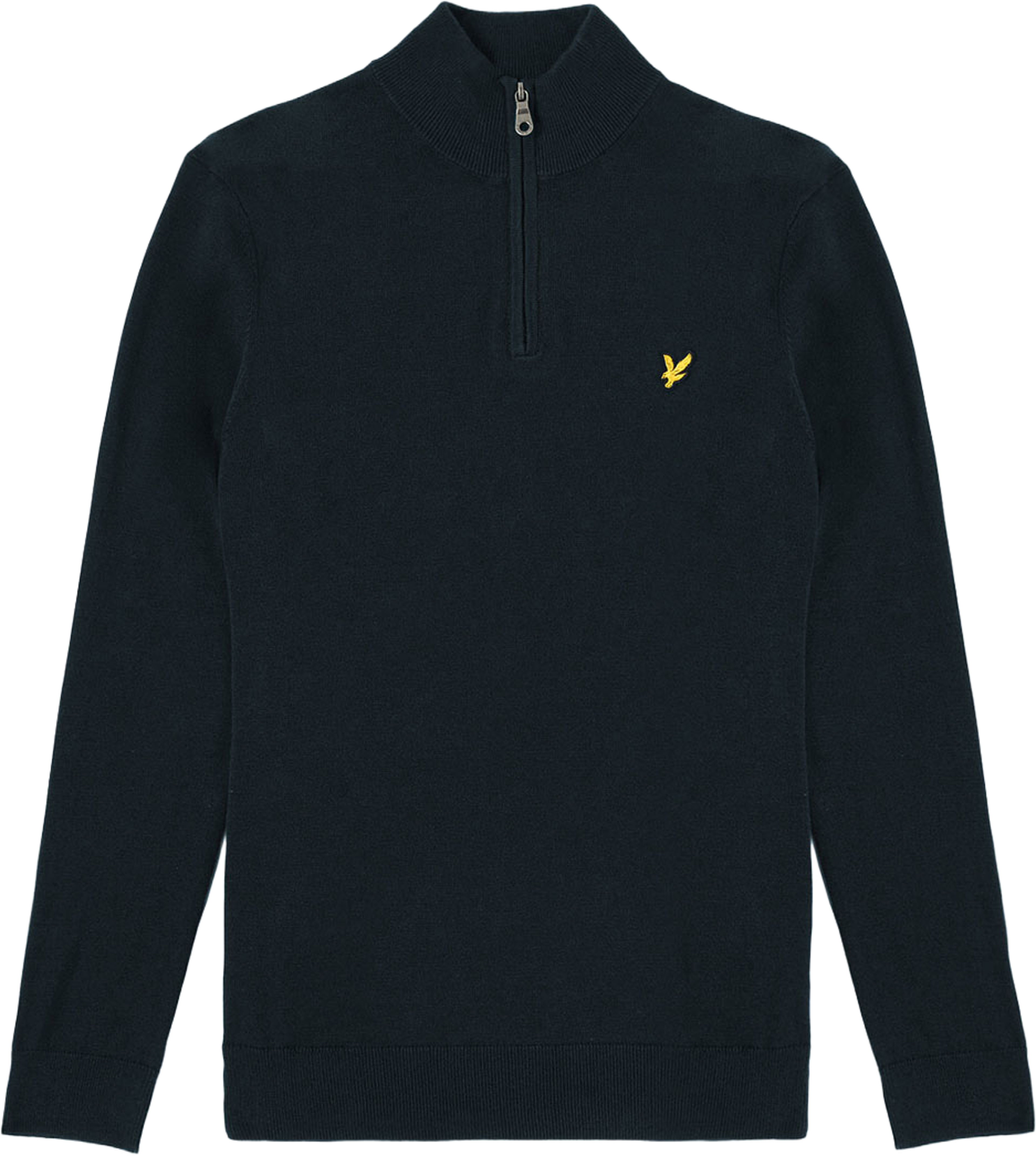 Cotton Quarter Zip Jumper, från Lyle & Scott, i färgen Dark Navy. Klicka för att öppna bilden i stort format
