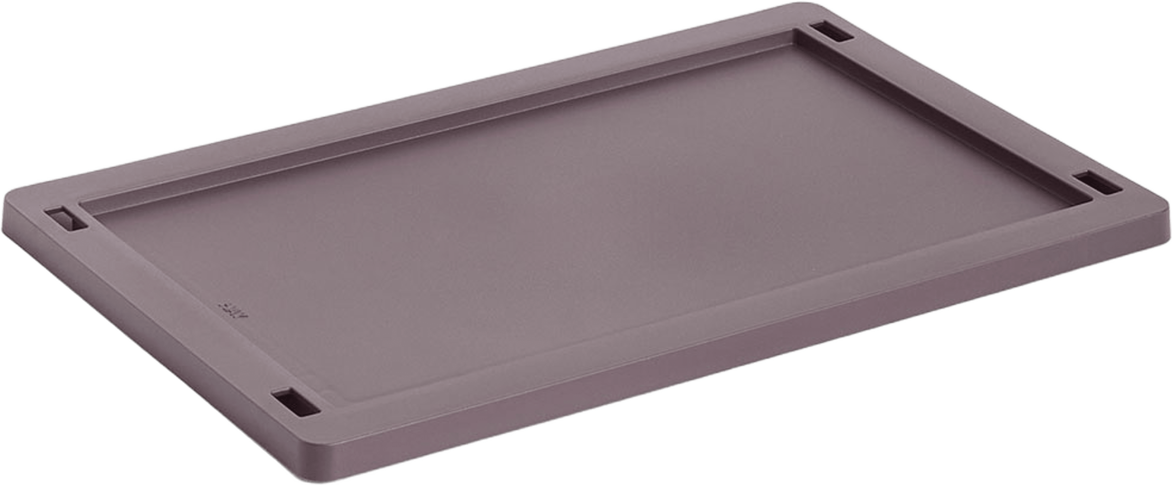 HAY Colour Crate Lid Plastic Small Bordeaux, från HAY, i färgen Bordeaux. Klicka för att öppna bilden i stort format