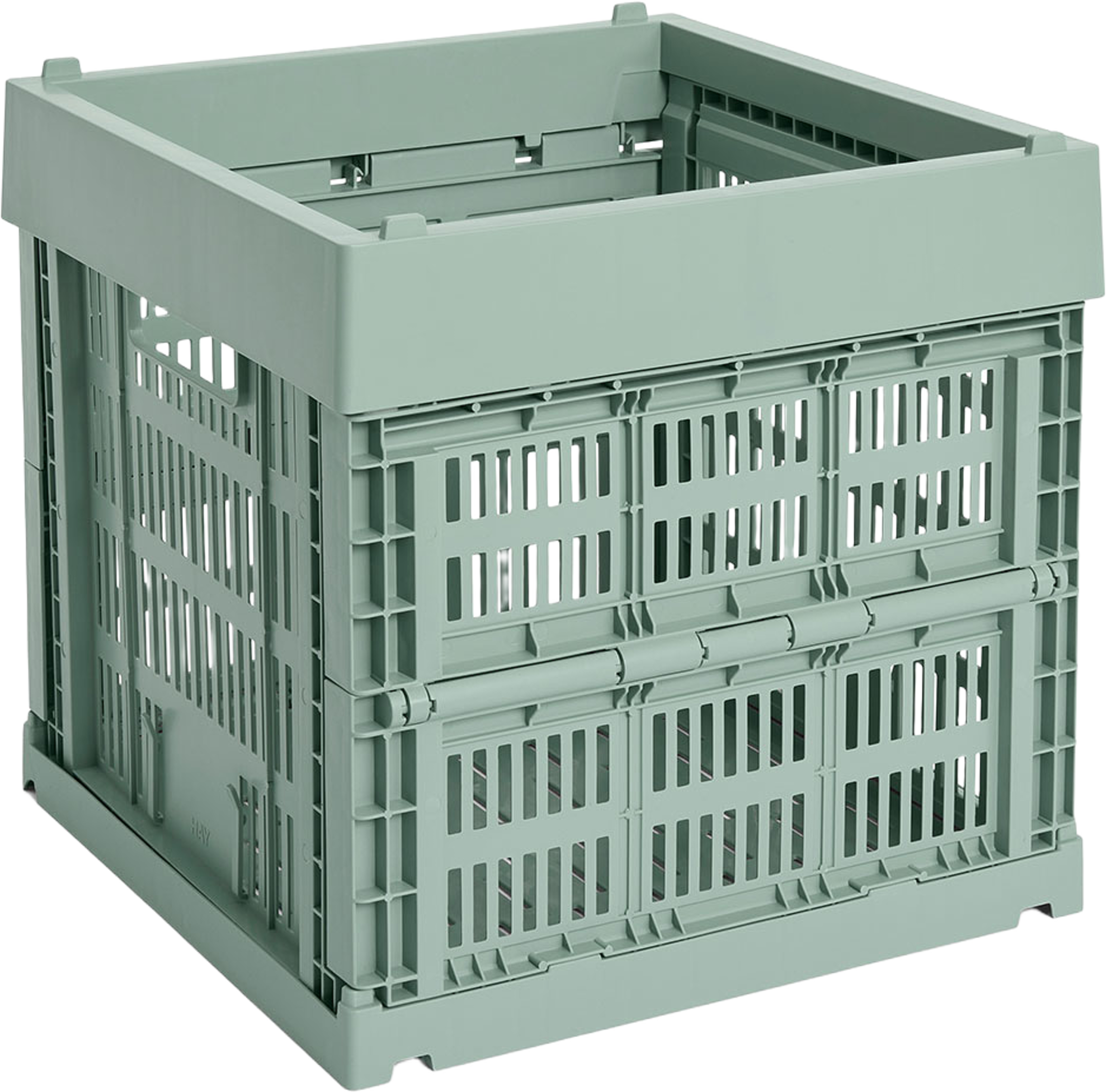 HAY Colour Crate Cube Sage green, från HAY, i färgen Sage Green. Klicka för att öppna bilden i stort format