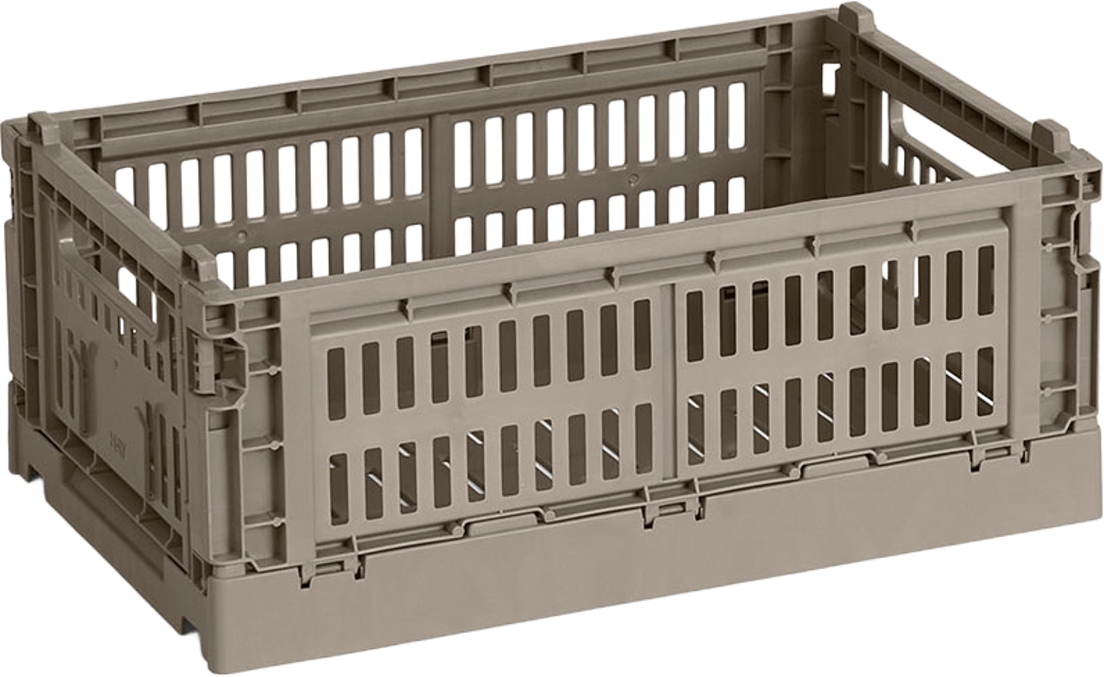 HAY Colour Crate Small Warm grey, från HAY, i färgen Warm Grey. Klicka för att öppna bilden i stort format