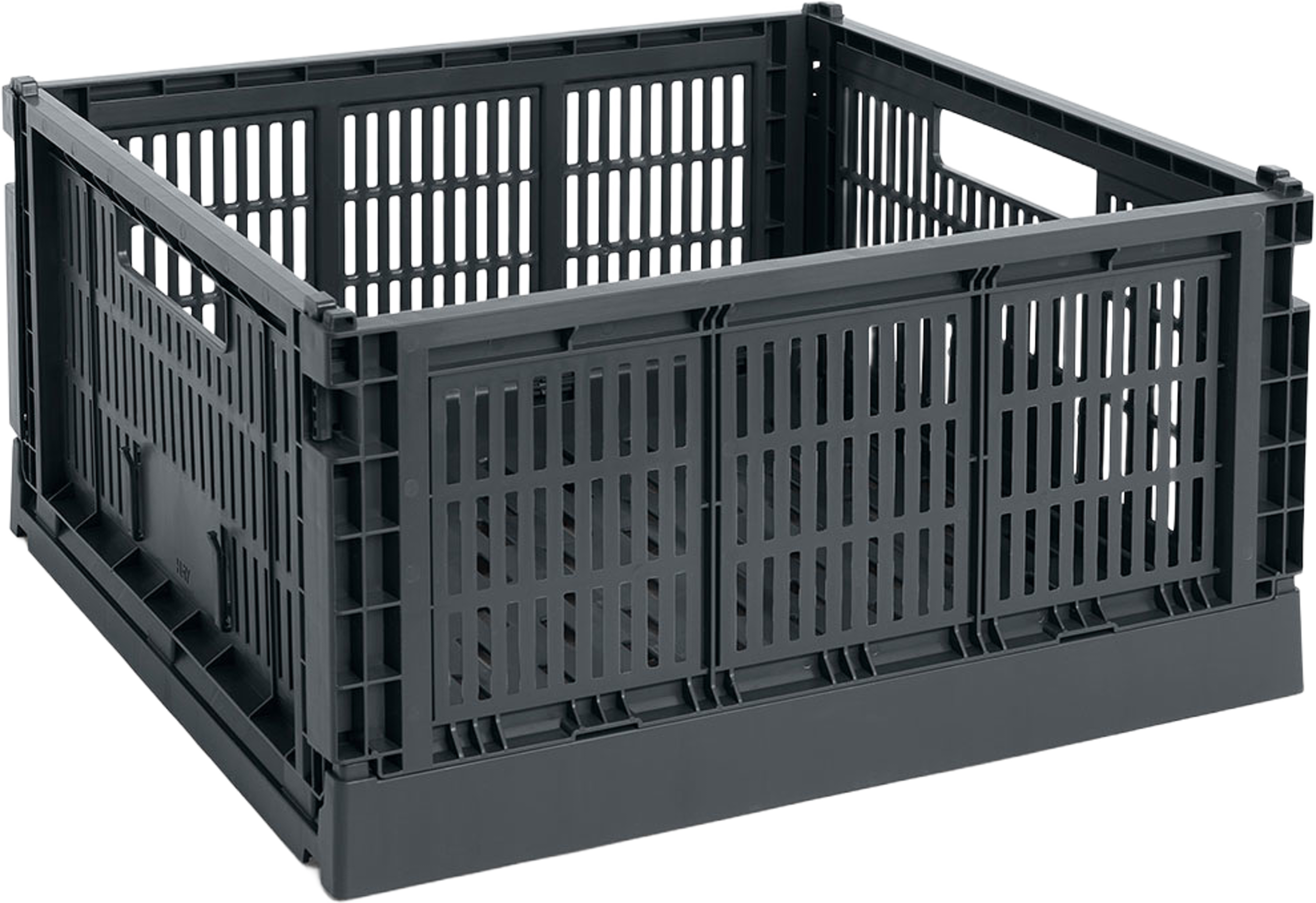 HAY Colour Crate Large Square Charcoal, från HAY, i färgen Charcoal. Klicka för att öppna bilden i stort format