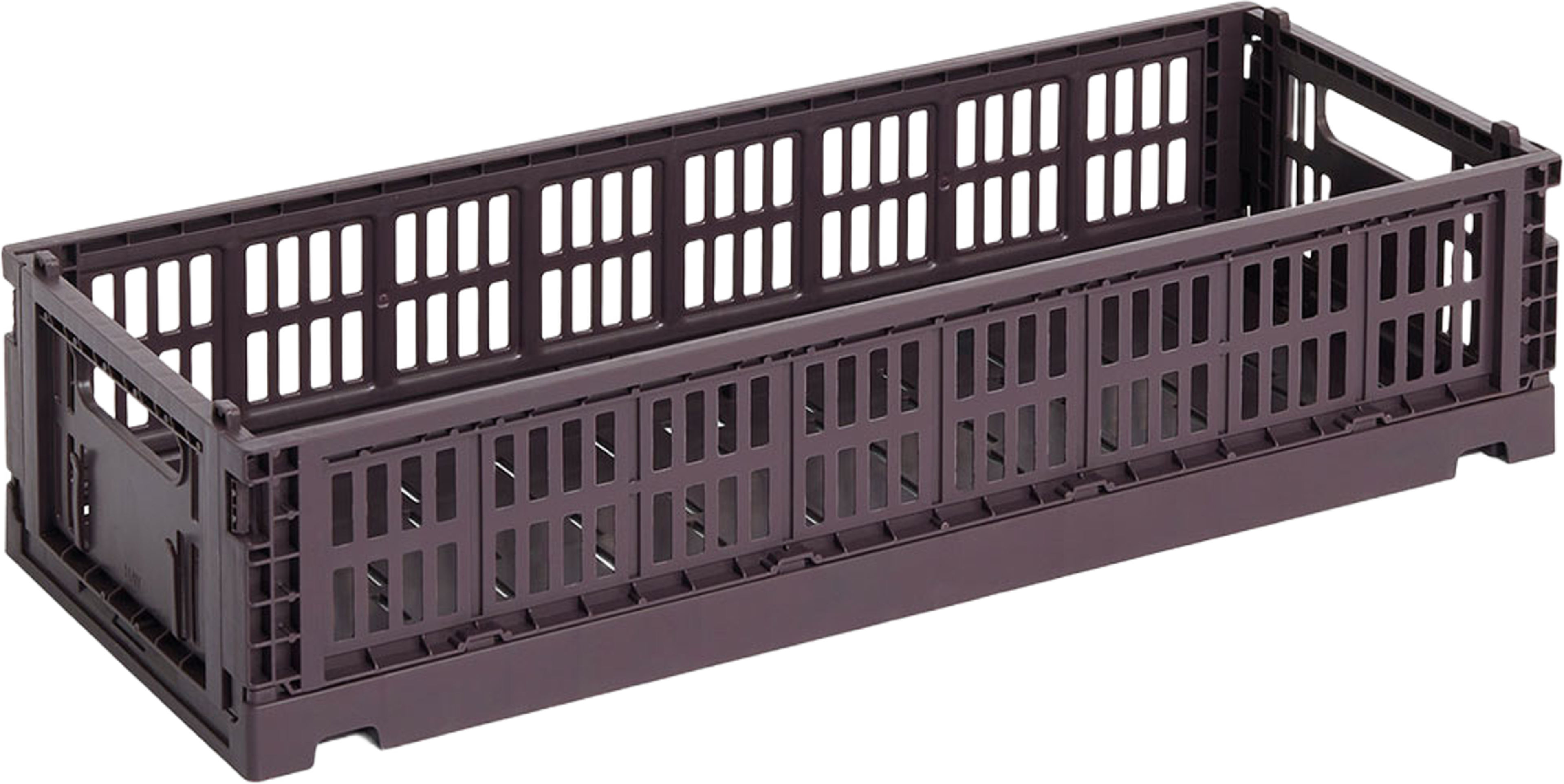 HAY Colour Crate Mini Oblong Bordeaux, från HAY, i färgen Bordeaux. Klicka för att öppna bilden i stort format