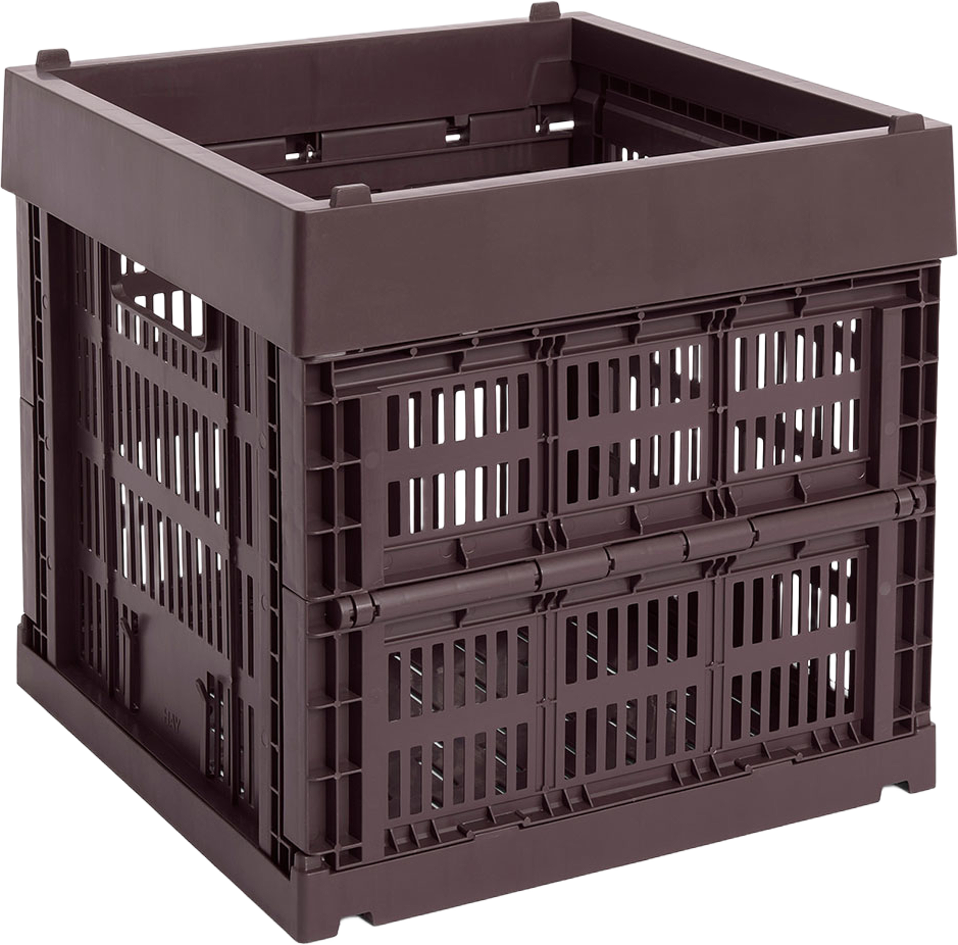 HAY Colour Crate Cube Bordeaux, från HAY, i färgen Bordeaux. Klicka för att öppna bilden i stort format