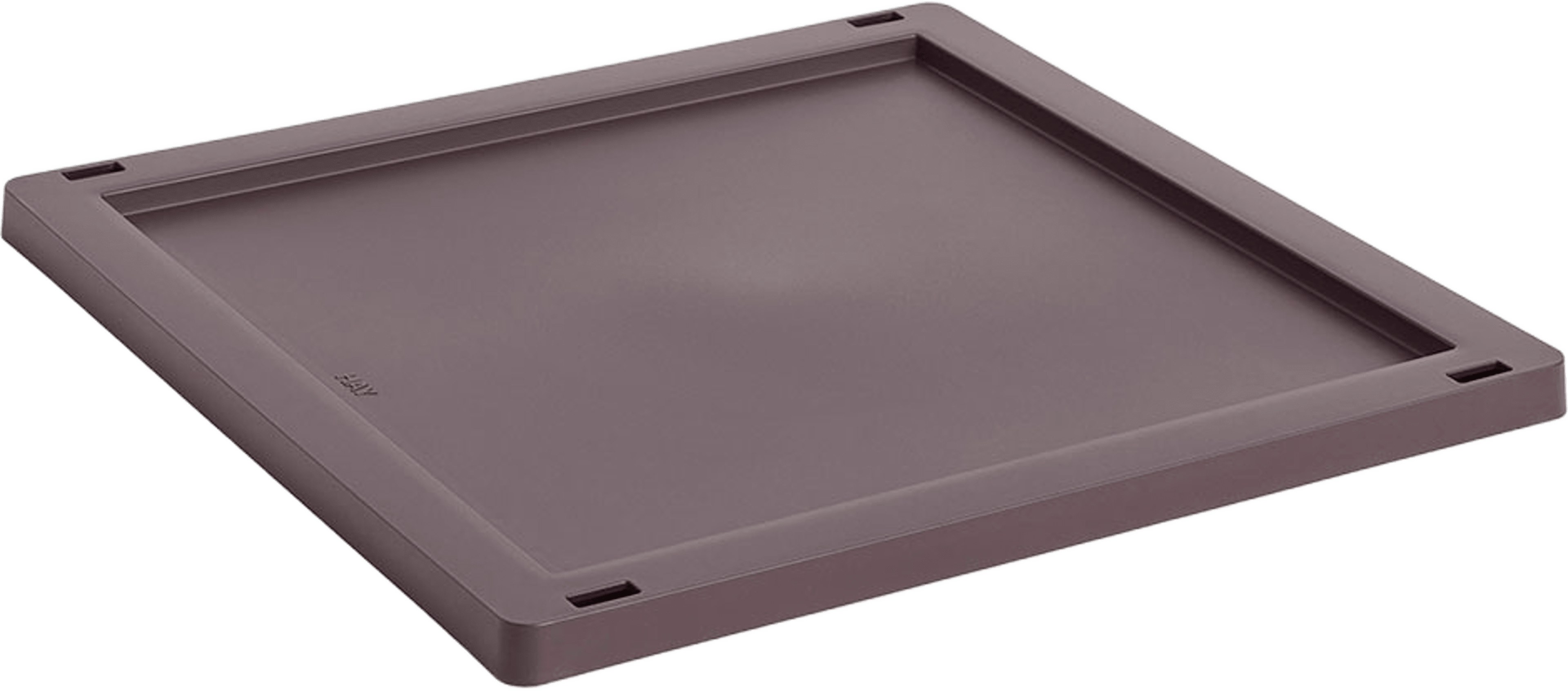 HAY Colour Crate Lid Plastic Medium Square / Cube Bordeaux, från HAY, i färgen Bordeaux. Klicka för att öppna bilden i stort format