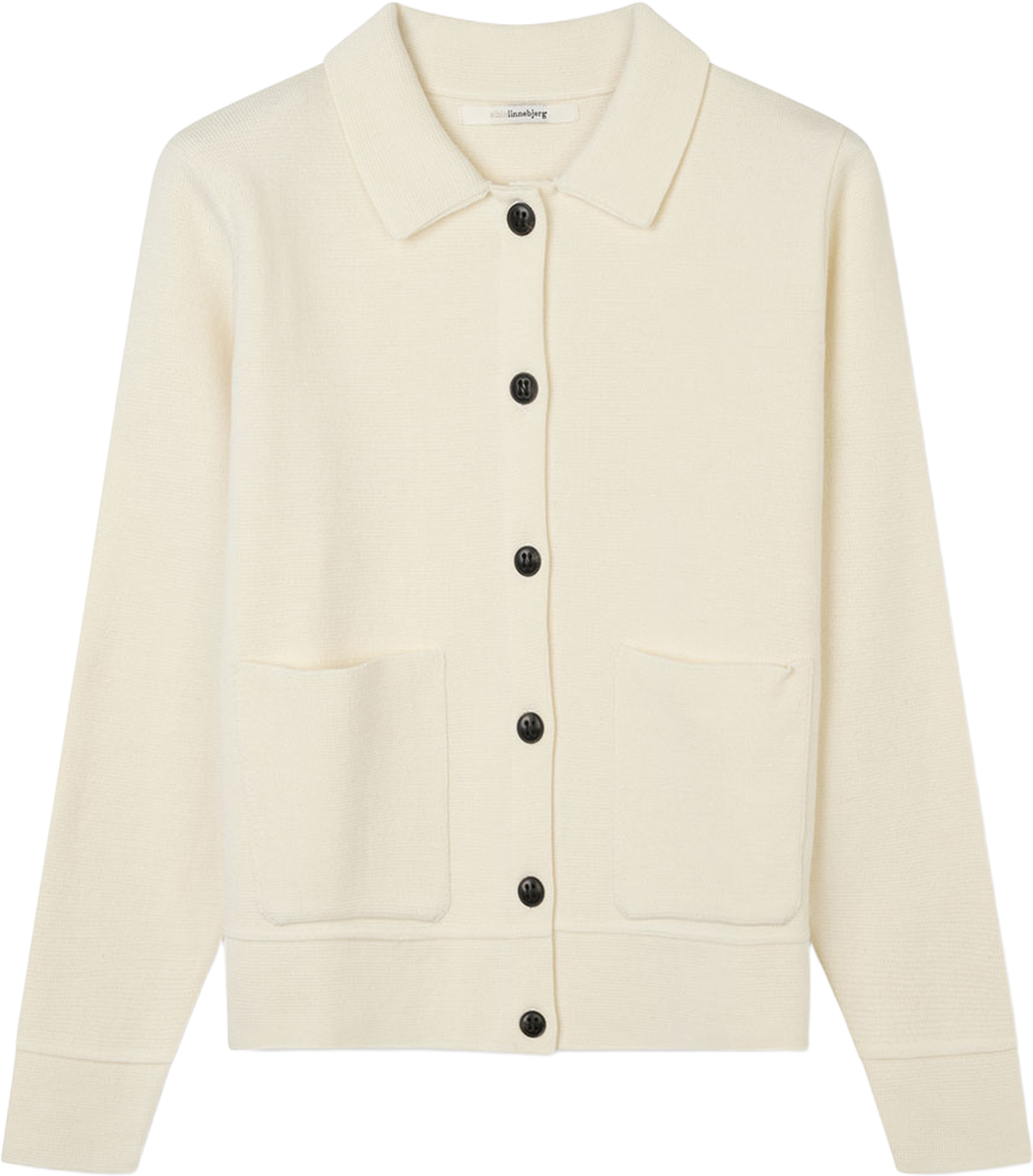 Kaja Cardigan, från Sibin Linnebjerg, i färgen Offwhite. Klicka för att öppna bilden i stort format