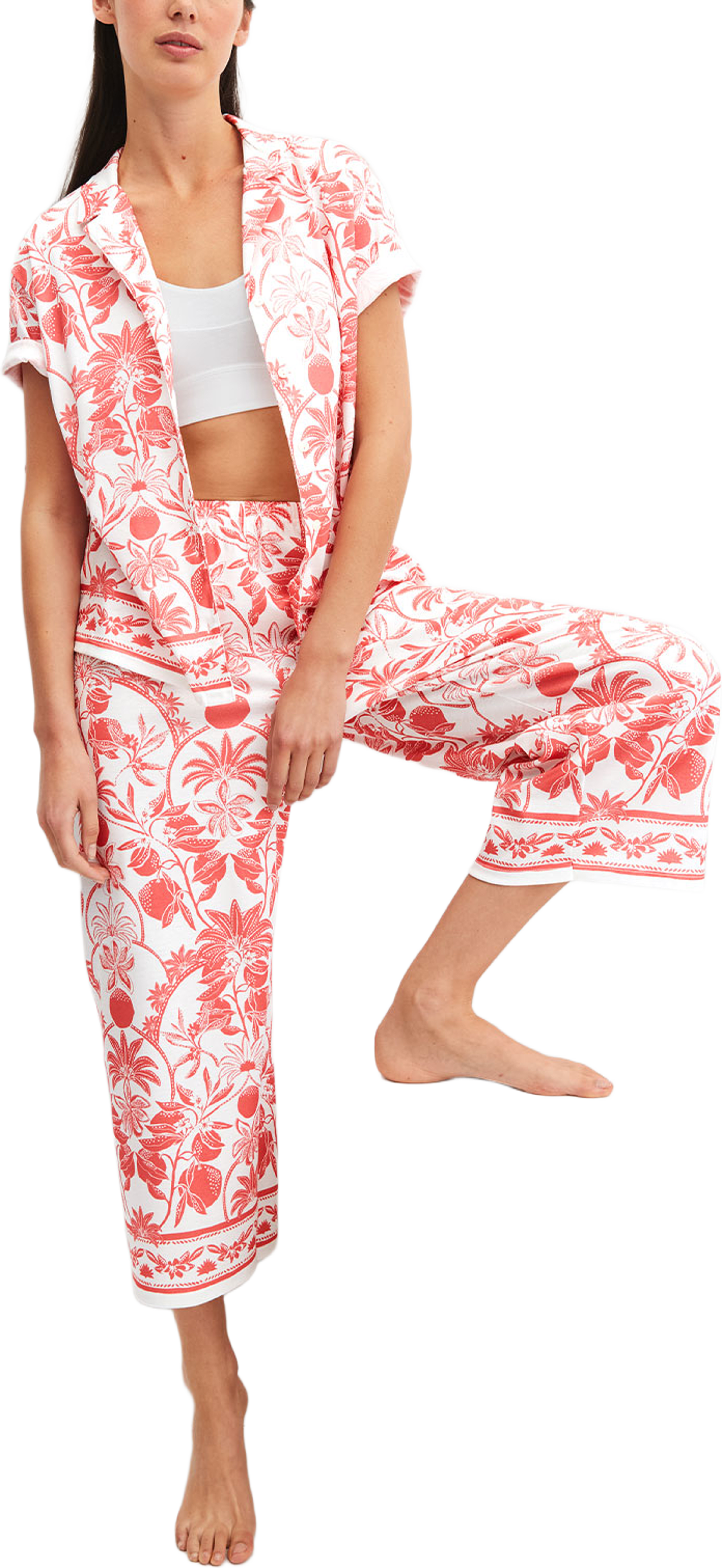 Favourites Beach 7/8 Pants, från Calida, i färgen Rose Of Sharon. Klicka för att öppna bilden i stort format