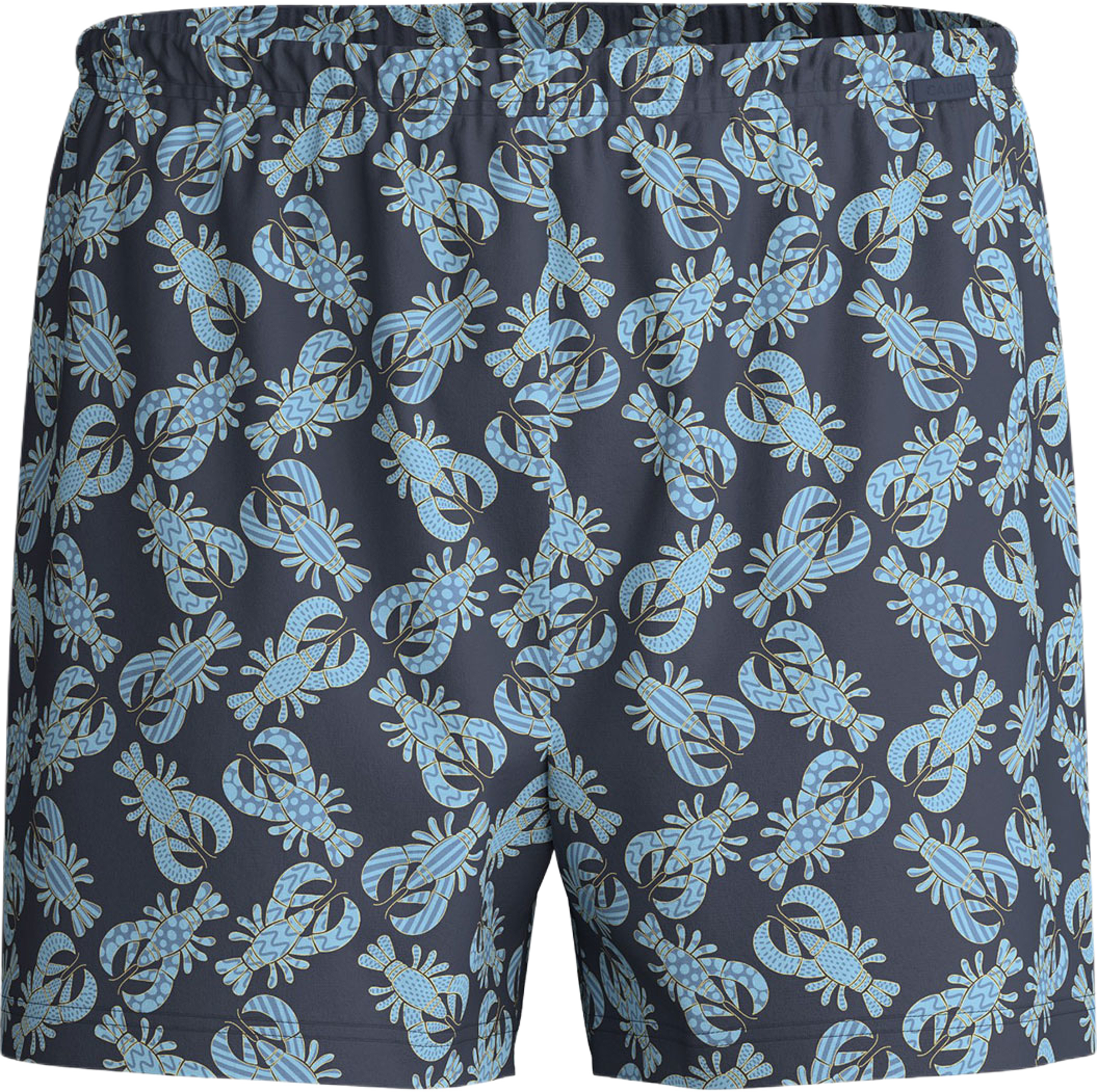 Prints Boxer Shorts, från Calida, i färgen Dark Lapis. Klicka för att öppna bilden i stort format