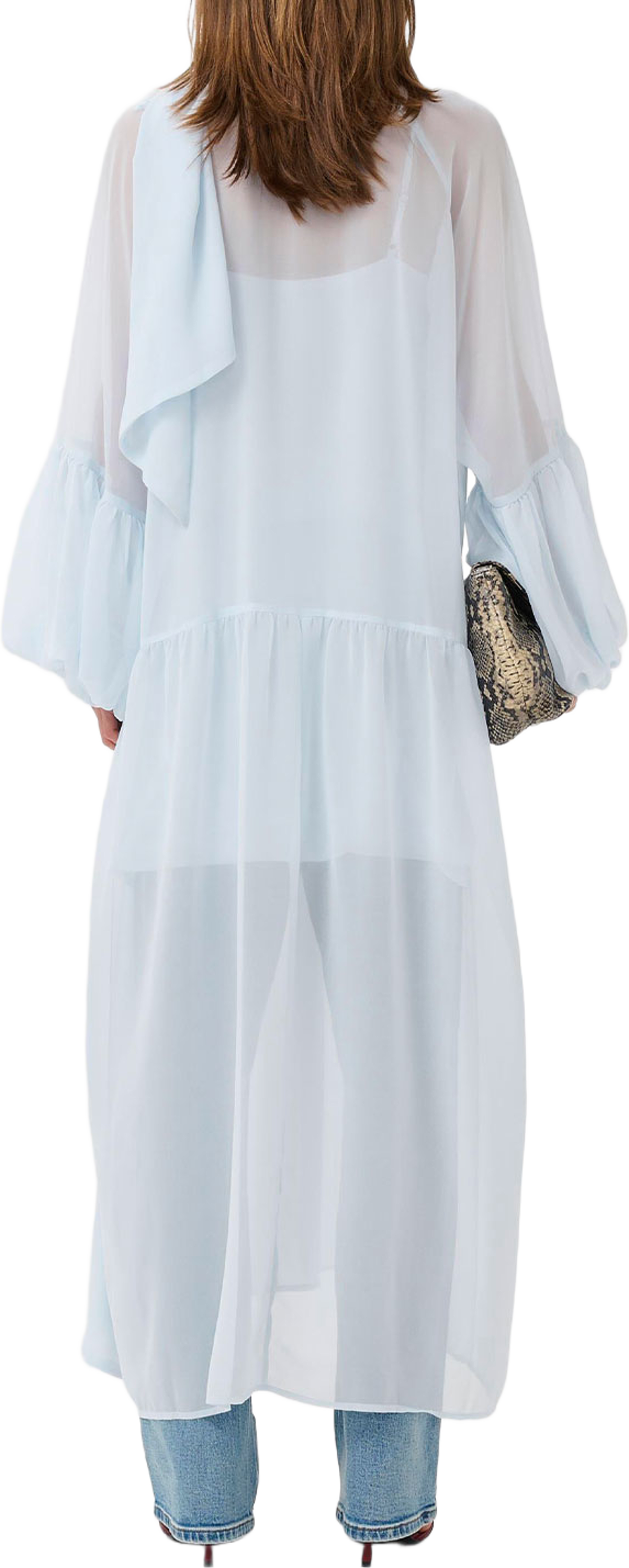 Zurina Dress, från Gestuz, i färgen Blue Finch. Klicka för att öppna bilden i stort format